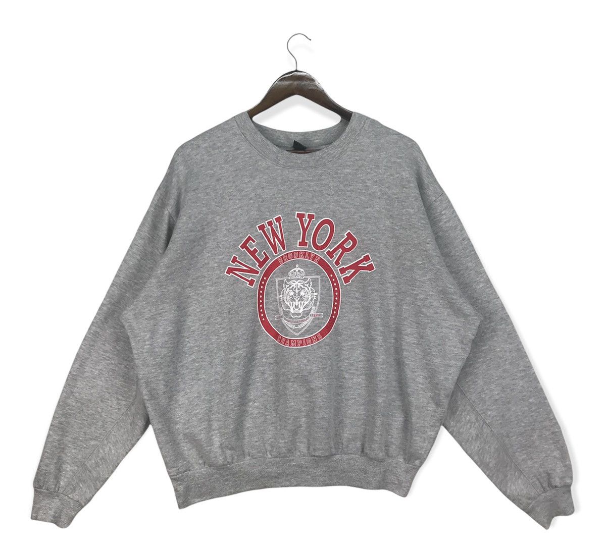 Vintage Vintage New York Brocklyn Sweatshirt Size US L / EU 52-54 / 3 - 1 Thumbnail