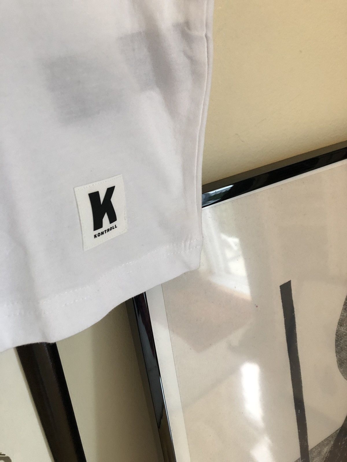 Kappa Kappa Kontroll inverted logo t-shirt Size US L / EU 52-54 / 3 - 6 Thumbnail