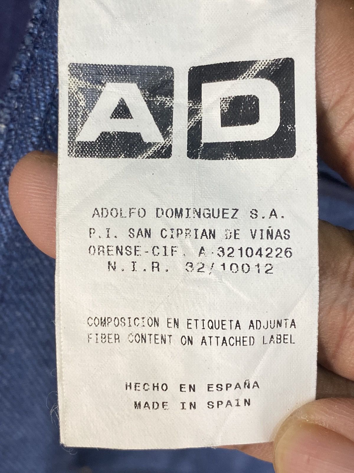 Adolfo Dominguez Adoflo Dominguez Indigo Jacket/Blazer Size 50R - 6 Thumbnail