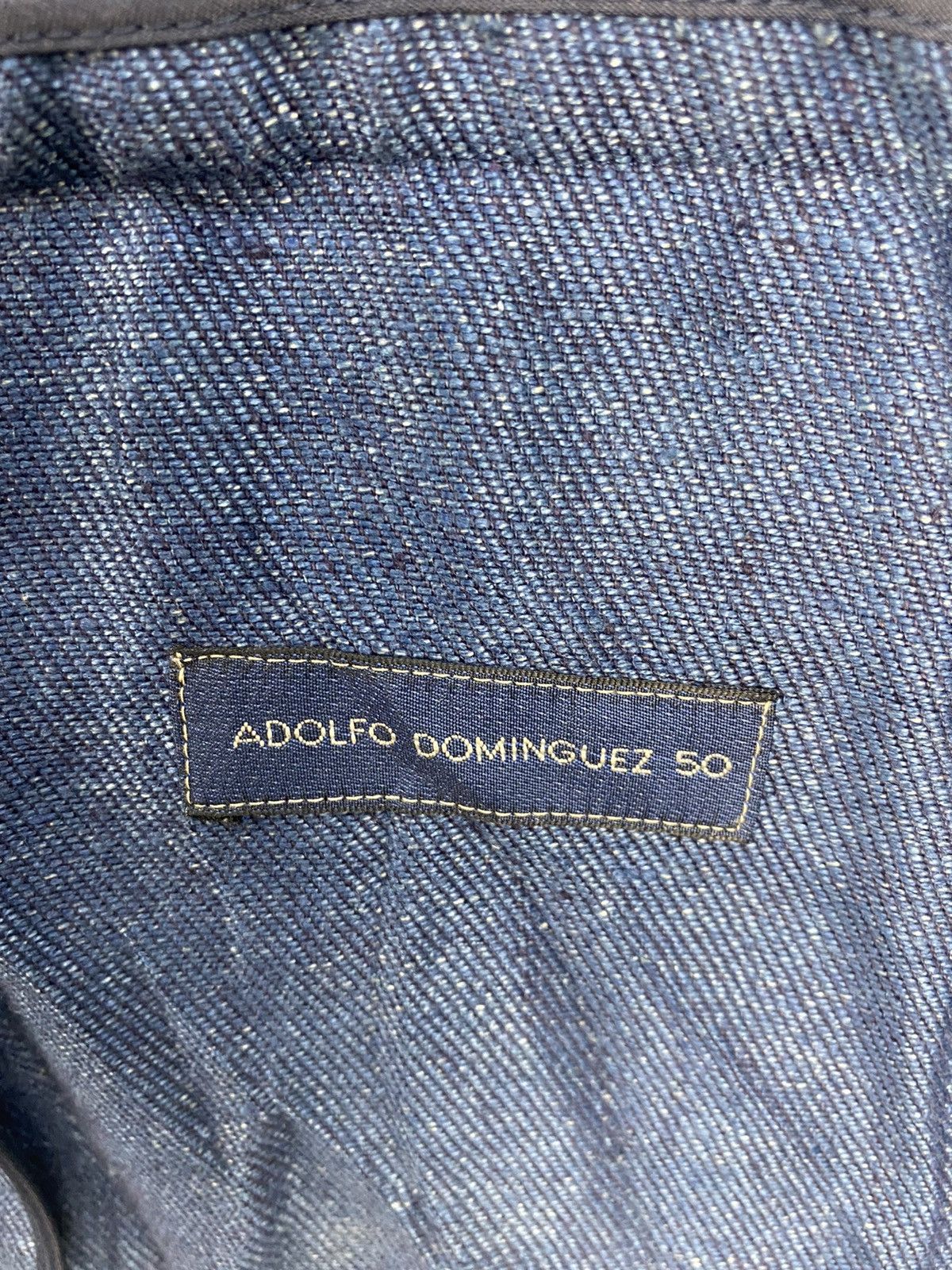 Adolfo Dominguez Adoflo Dominguez Indigo Jacket/Blazer Size 50R - 5 Thumbnail
