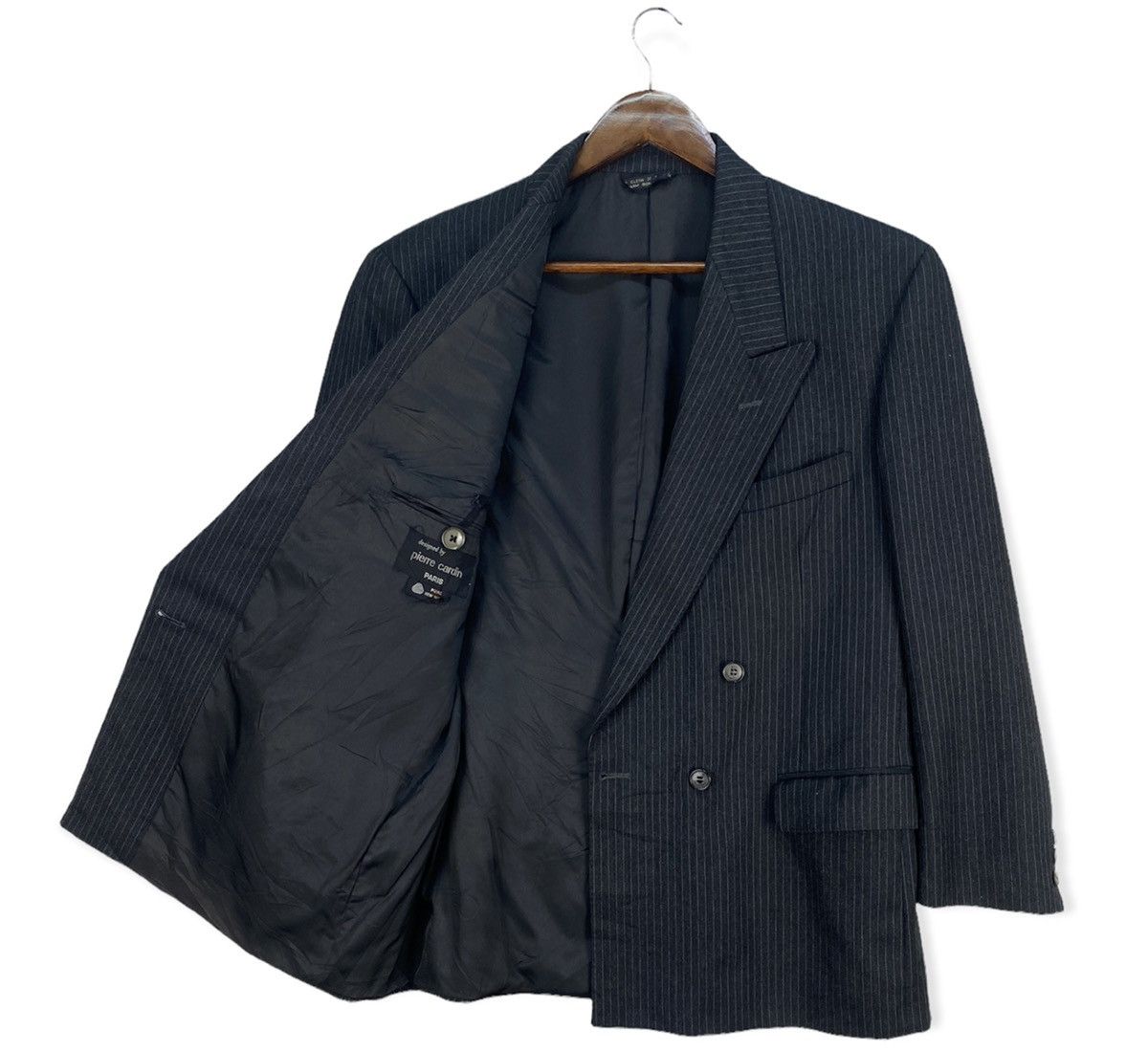 Pierre Cardin Vintage Pierre Cardin Double Breast Blazer Size US M / EU 48-50 / 2 - 1 Thumbnail
