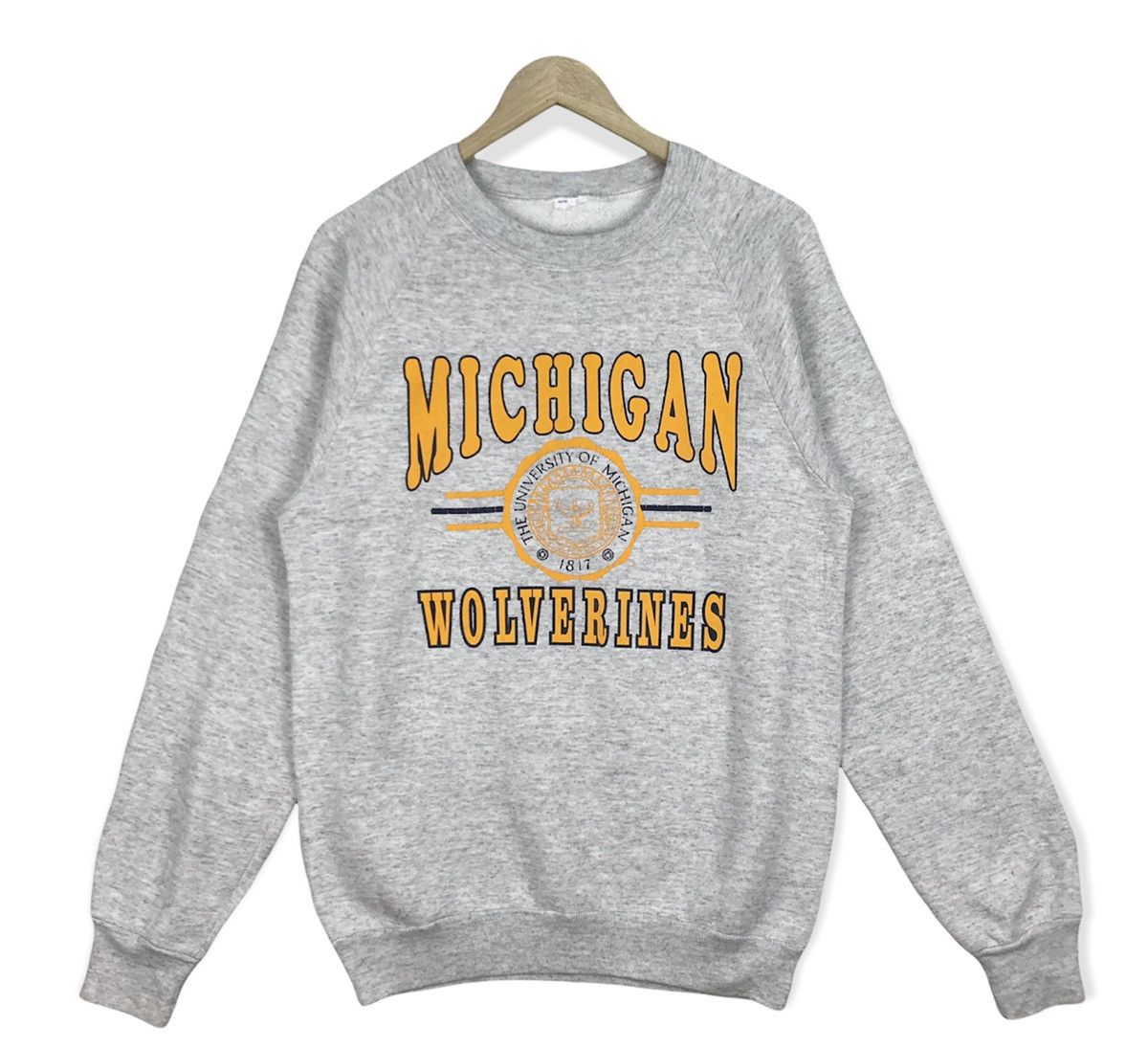 Vintage Vintage University Of Michigan Sweatshirt Size US M / EU 48-50 / 2 - 1 Thumbnail