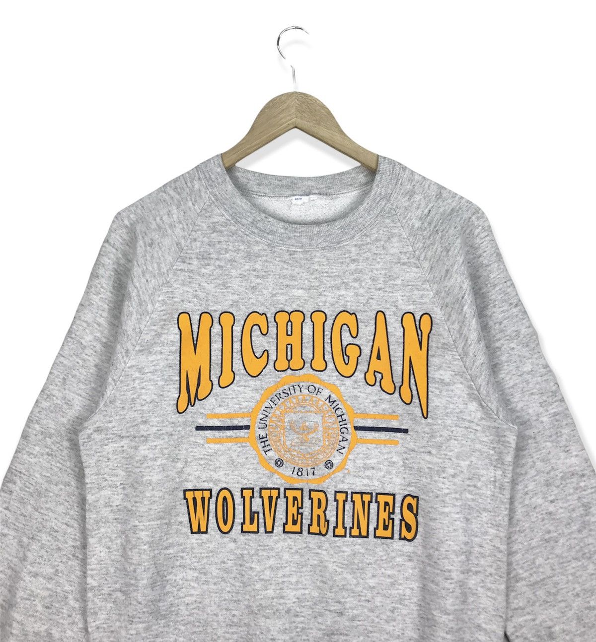 Vintage Vintage University Of Michigan Sweatshirt Size US M / EU 48-50 / 2 - 2 Thumbnail