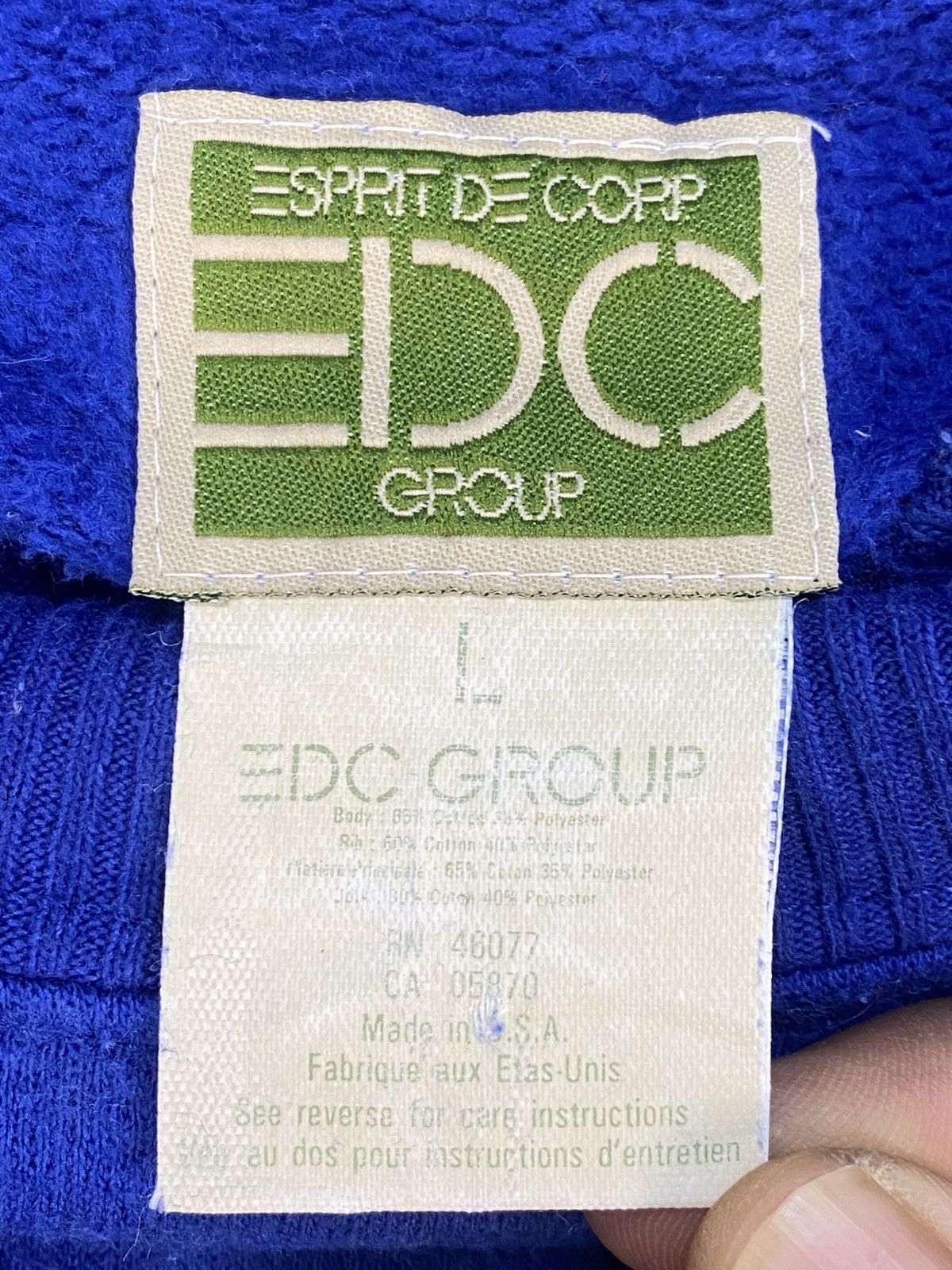 ESPIRIT Vintage 90s Esprit Sweatshirt Size US L / EU 52-54 / 3 - 5 Thumbnail