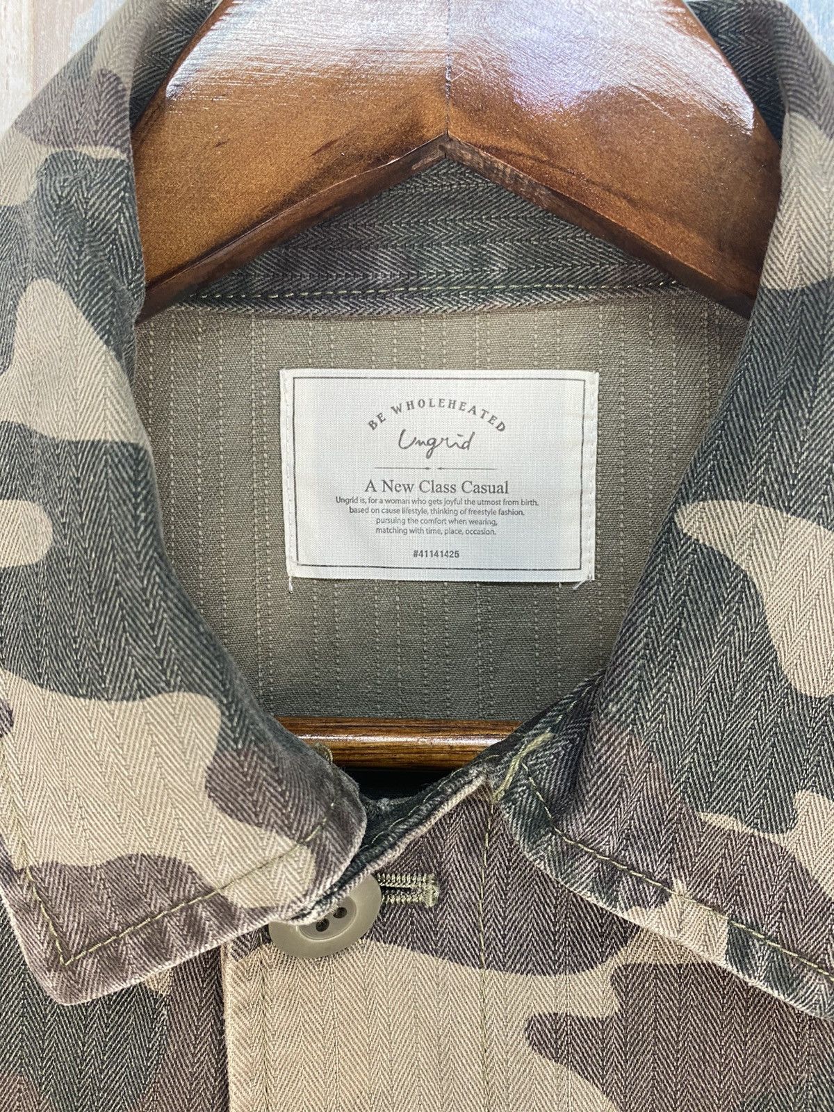 Vintage Ungrid Camoflauge M65 Jacket Size US L / EU 52-54 / 3 - 5 Thumbnail