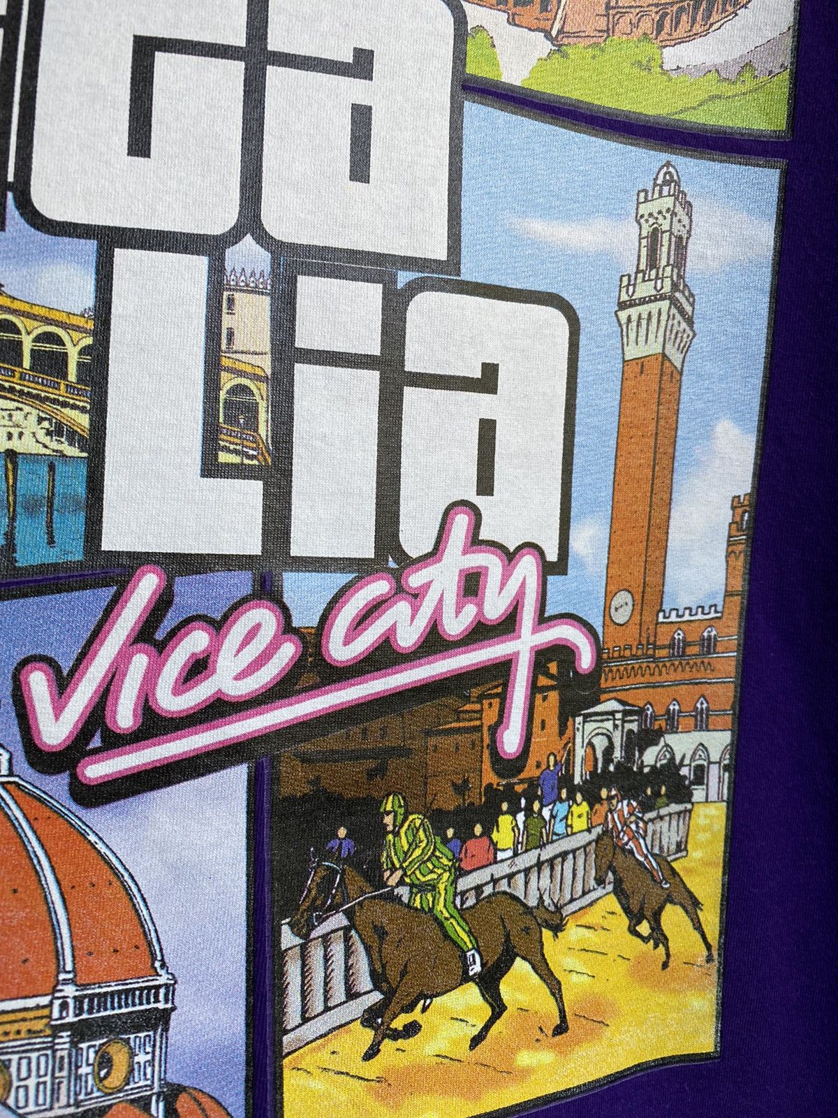 Rockstar Games × Vintage GTA Grand The Auto Vice City Italia T Shirt Size US M / EU 48-50 / 2 - 7 Thumbnail