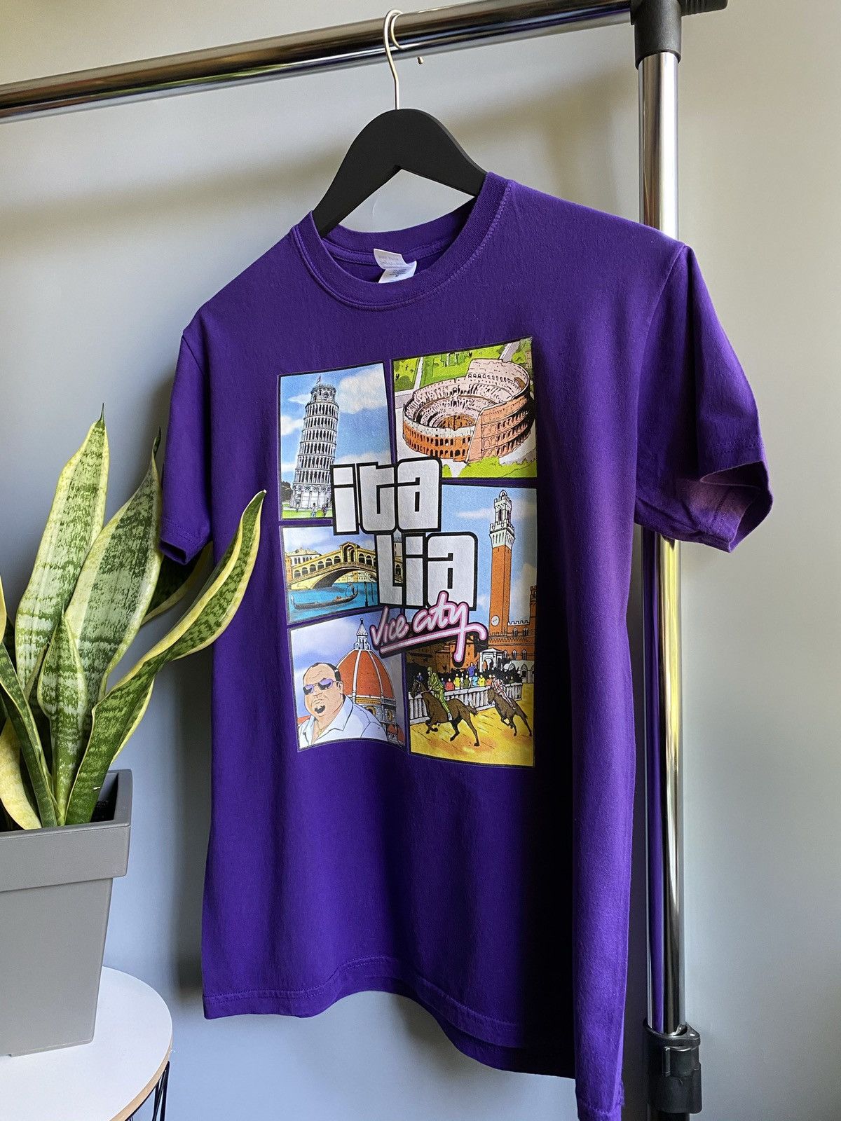 Rockstar Games × Vintage GTA Grand The Auto Vice City Italia T Shirt Size US M / EU 48-50 / 2 - 2 Thumbnail