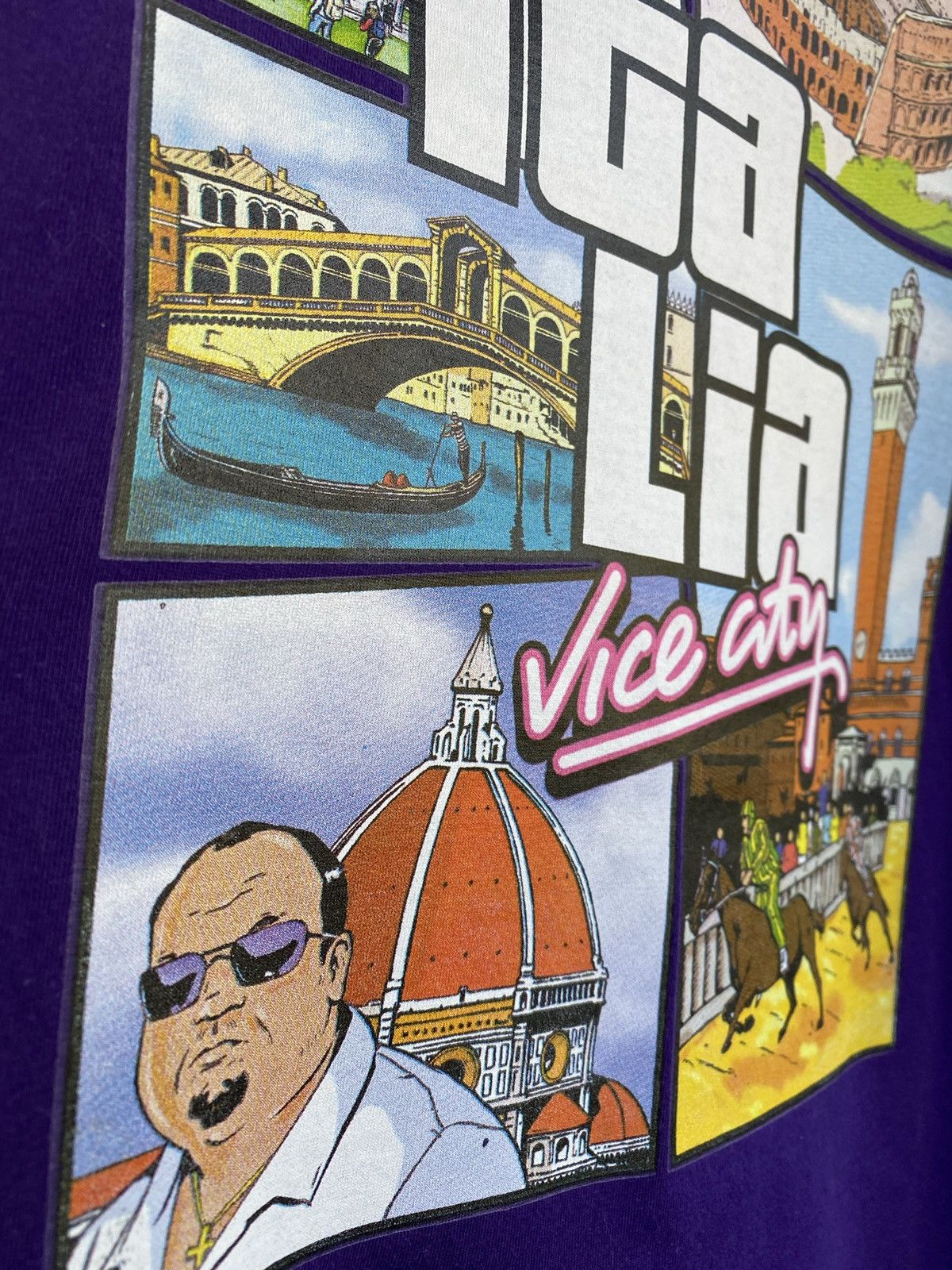 Rockstar Games × Vintage GTA Grand The Auto Vice City Italia T Shirt Size US M / EU 48-50 / 2 - 6 Thumbnail