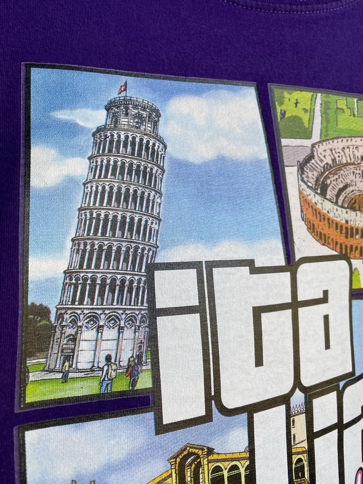 Rockstar Games × Vintage GTA Grand The Auto Vice City Italia T Shirt Size US M / EU 48-50 / 2 - 8 Thumbnail