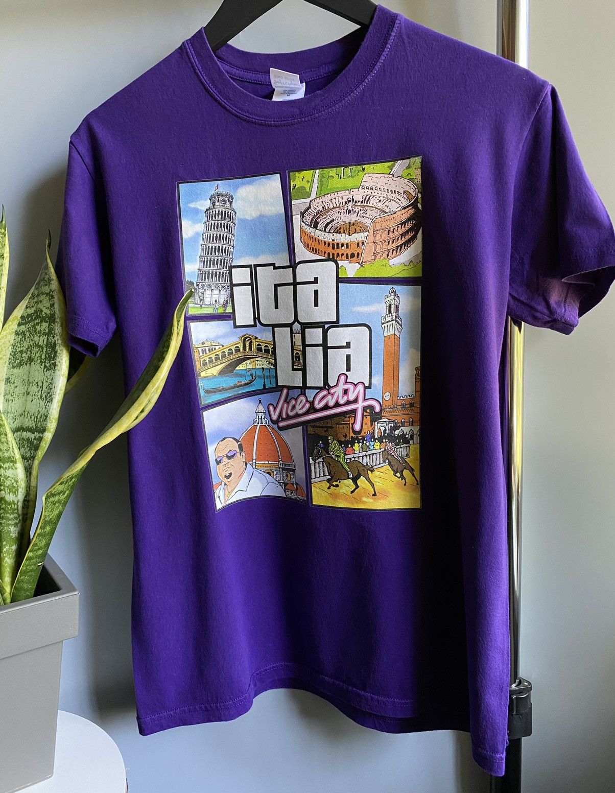 Rockstar Games × Vintage GTA Grand The Auto Vice City Italia T Shirt Size US M / EU 48-50 / 2 - 4 Thumbnail