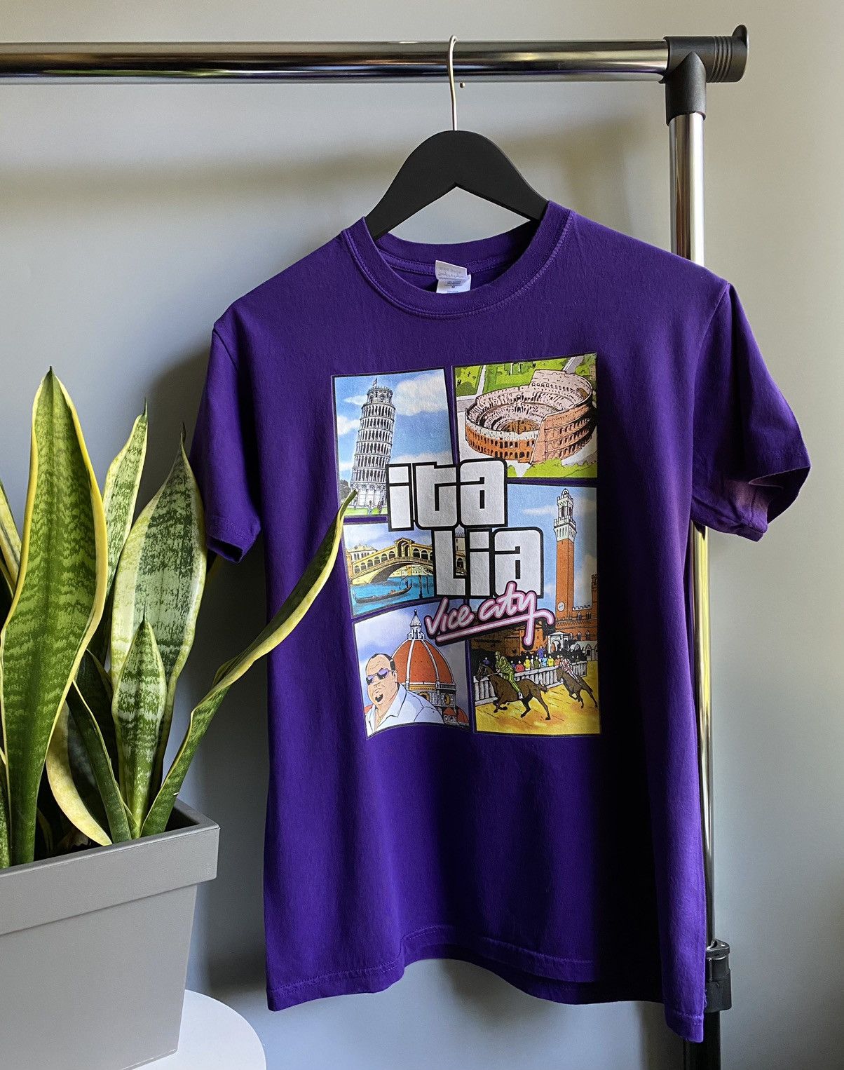 Rockstar Games × Vintage GTA Grand The Auto Vice City Italia T Shirt Size US M / EU 48-50 / 2 - 1 Thumbnail