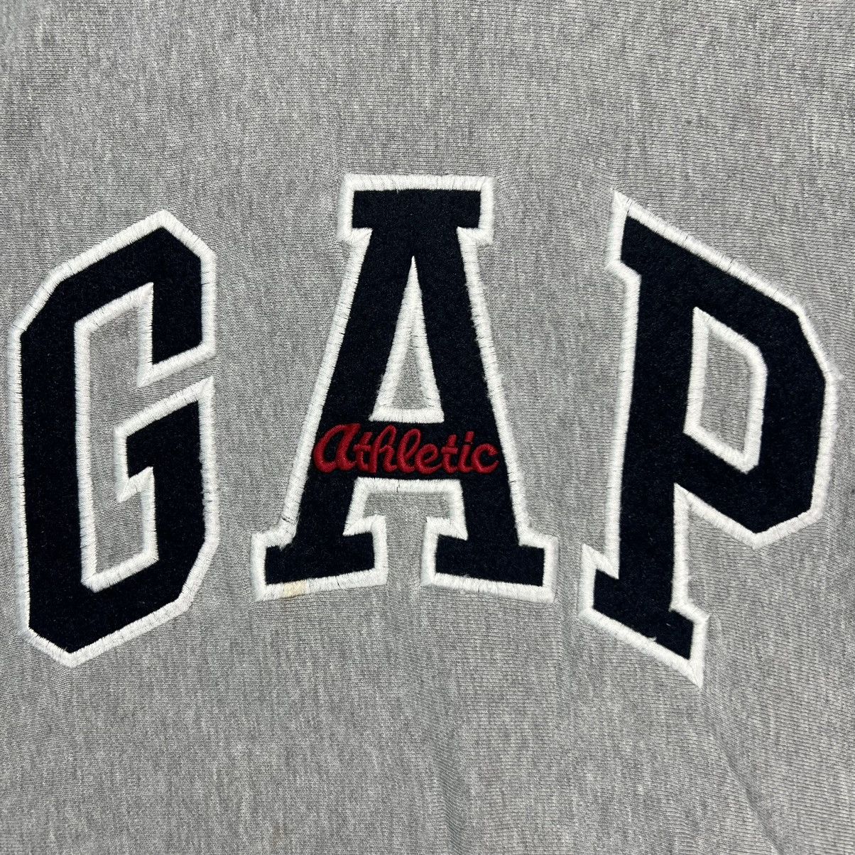 Gap Vintage Gap Athletics Hoodie Spell Out 90s Hooded Sweatshirt Size US L / EU 52-54 / 3 - 2 Thumbnail