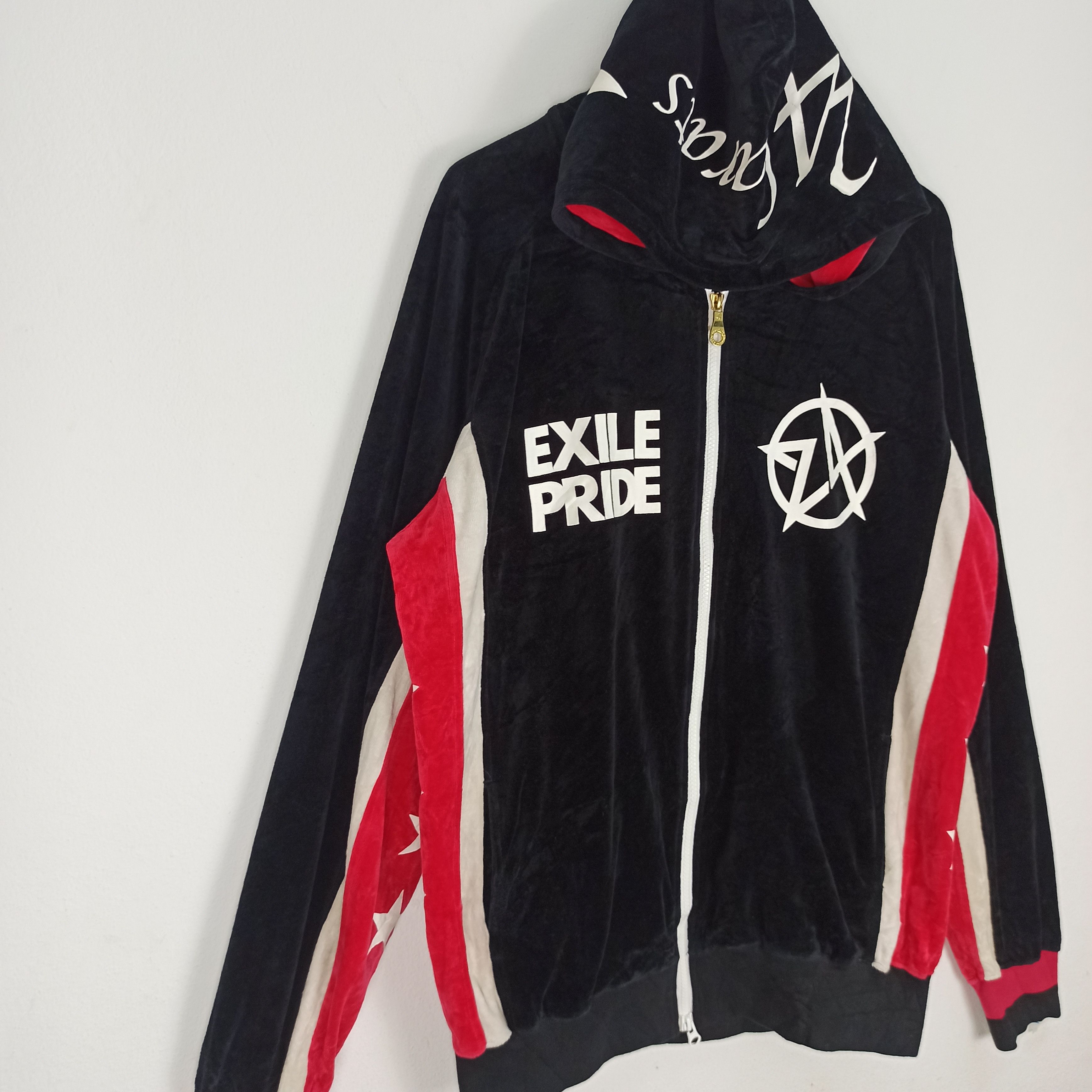 Band Tees 🔥STEALS🔥 24KARATS EXILE PRIDE VELVET ZIPPER HOODIES Size US XL / EU 56 / 4 - 2 Thumbnail