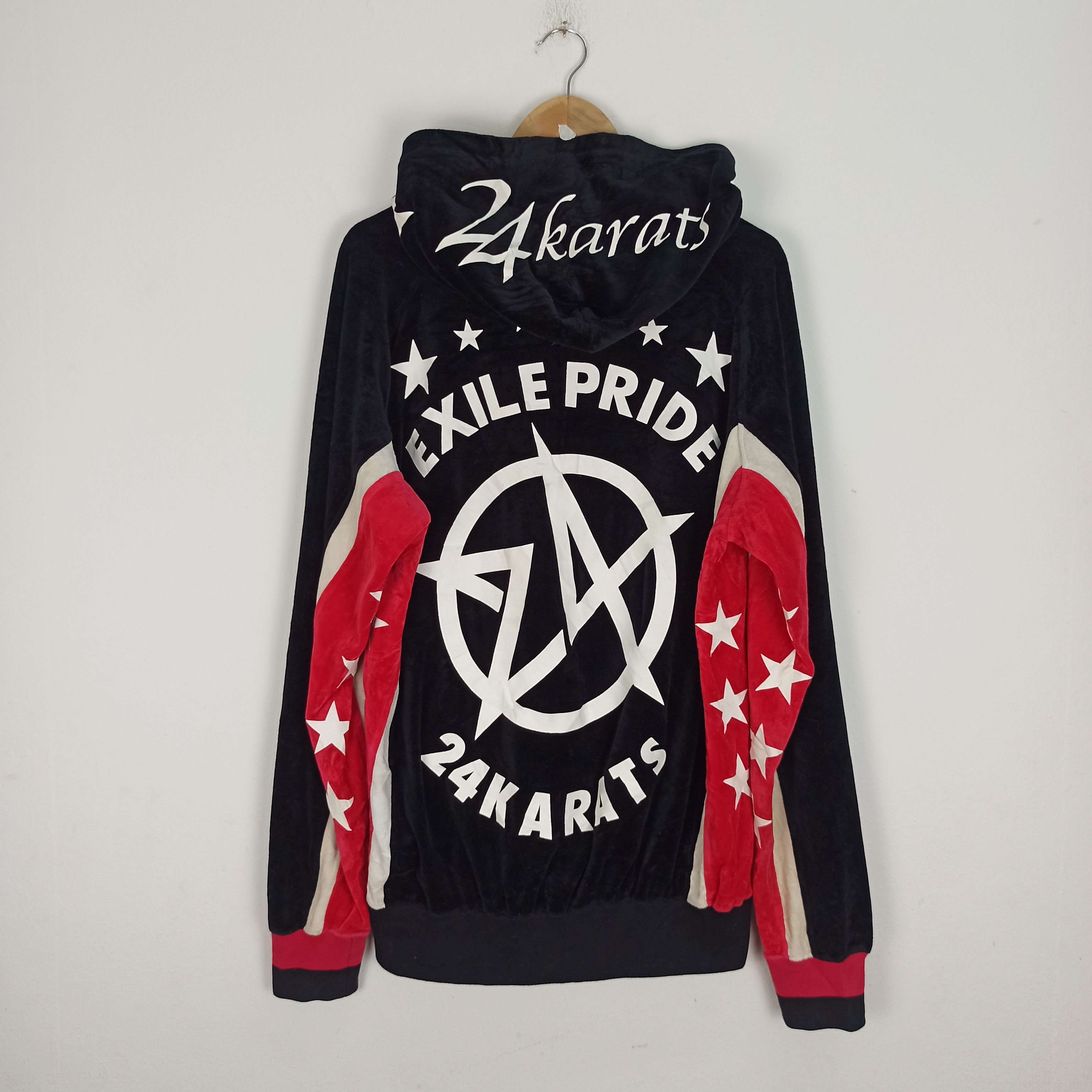 Band Tees 🔥STEALS🔥 24KARATS EXILE PRIDE VELVET ZIPPER HOODIES Size US XL / EU 56 / 4 - 8 Thumbnail