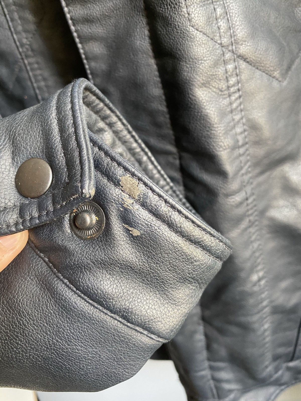 Levi's × Levi's Vintage Clothing × Vintage Vintage Levi’s Truck Driver Jacket Faux Leather Men’s Black Size US S / EU 44-46 / 1 - 16 Thumbnail