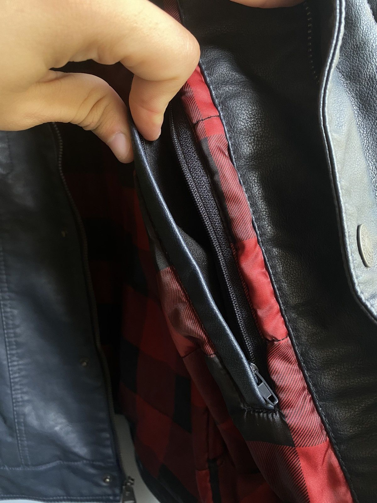 Levi's × Levi's Vintage Clothing × Vintage Vintage Levi’s Truck Driver Jacket Faux Leather Men’s Black Size US S / EU 44-46 / 1 - 11 Thumbnail