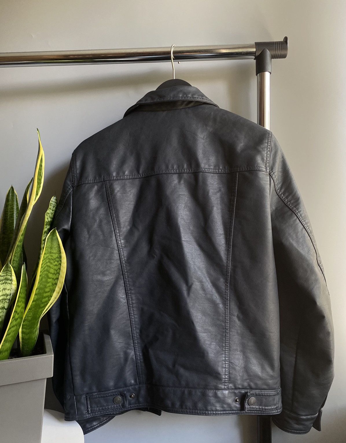 Levi's × Levi's Vintage Clothing × Vintage Vintage Levi’s Truck Driver Jacket Faux Leather Men’s Black Size US S / EU 44-46 / 1 - 18 Thumbnail
