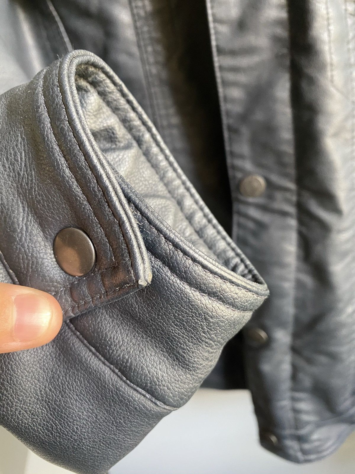 Levi's × Levi's Vintage Clothing × Vintage Vintage Levi’s Truck Driver Jacket Faux Leather Men’s Black Size US S / EU 44-46 / 1 - 17 Thumbnail
