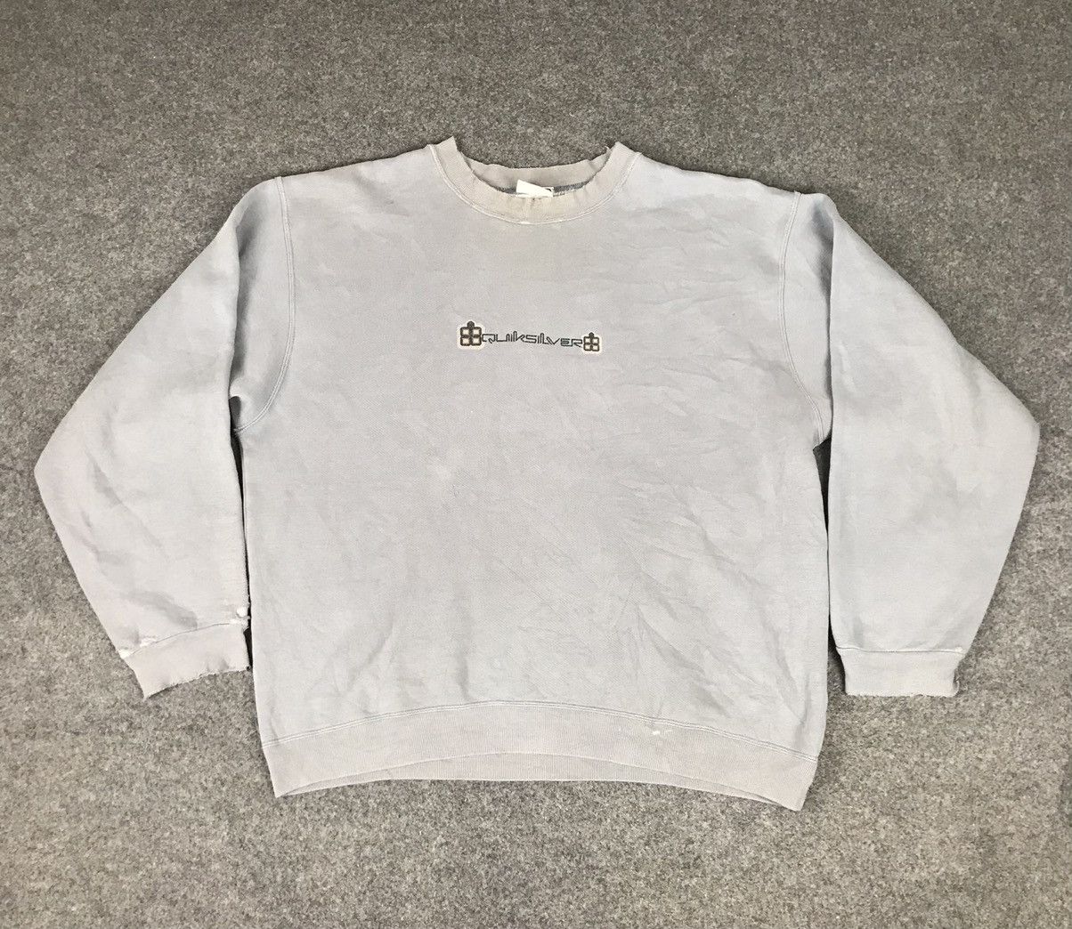 Quiksilver Vintage Quiksilver distressed sweatshirt Size US L / EU 52-54 / 3 - 1 Thumbnail