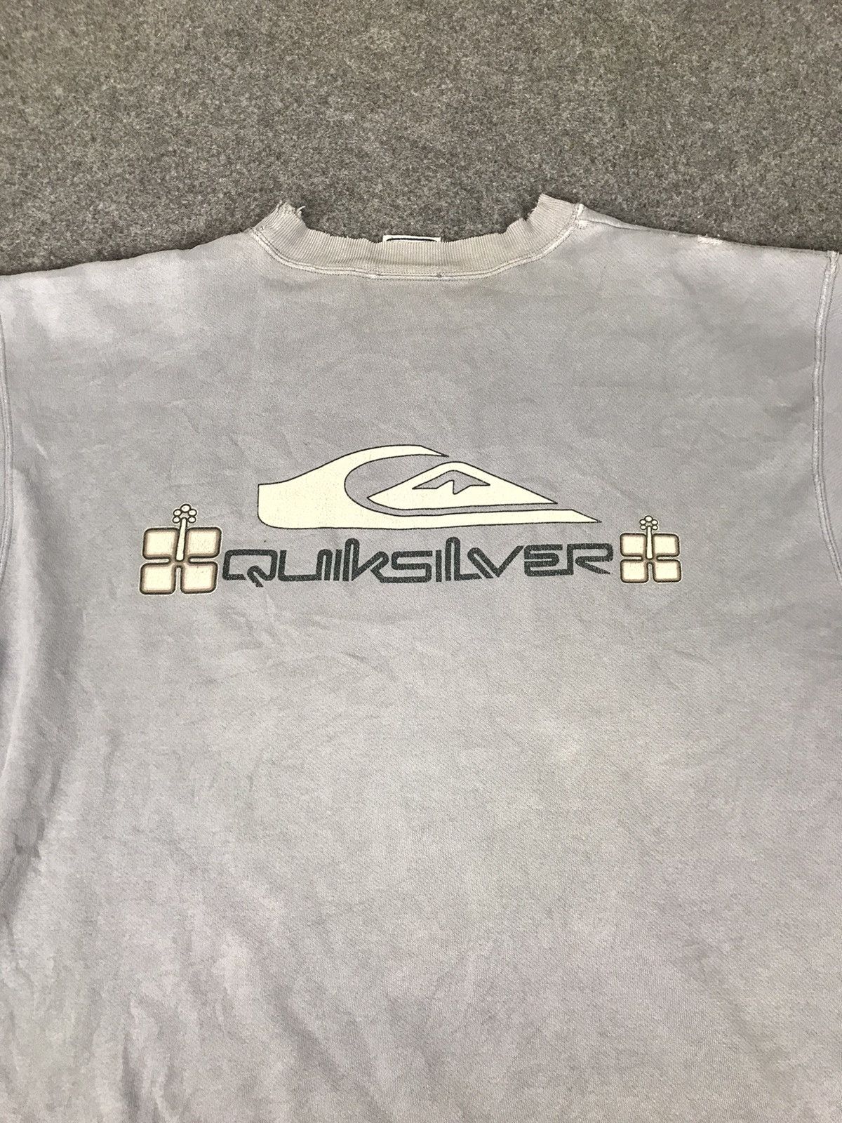 Quiksilver Vintage Quiksilver distressed sweatshirt Size US L / EU 52-54 / 3 - 2 Thumbnail