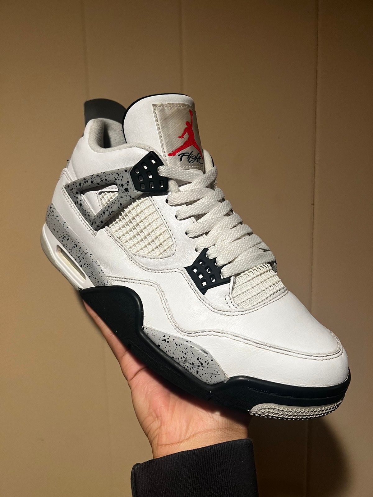 Pre-owned Jordan Nike Air Jordan 4 Shoes In White