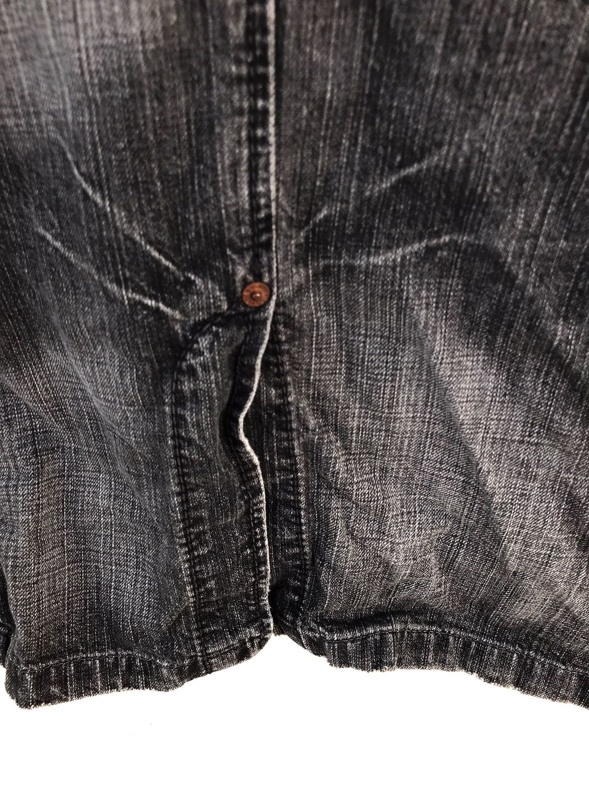 Levi's × Levi's Made & Crafted × Levi's Vintage Clothing Vintage Levis Black Distressed Denim Chore Jacket Size US M / EU 48-50 / 2 - 8 Thumbnail