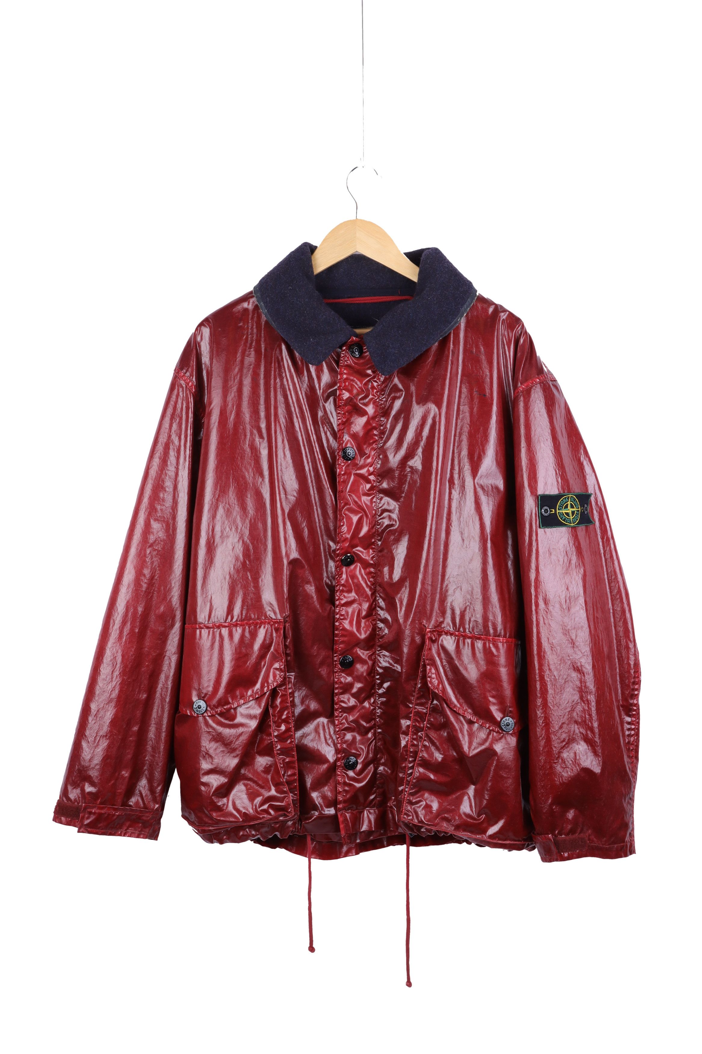 Massimo Osti × Stone Island AW92 Stone Island Glazed Silk Toffee ...