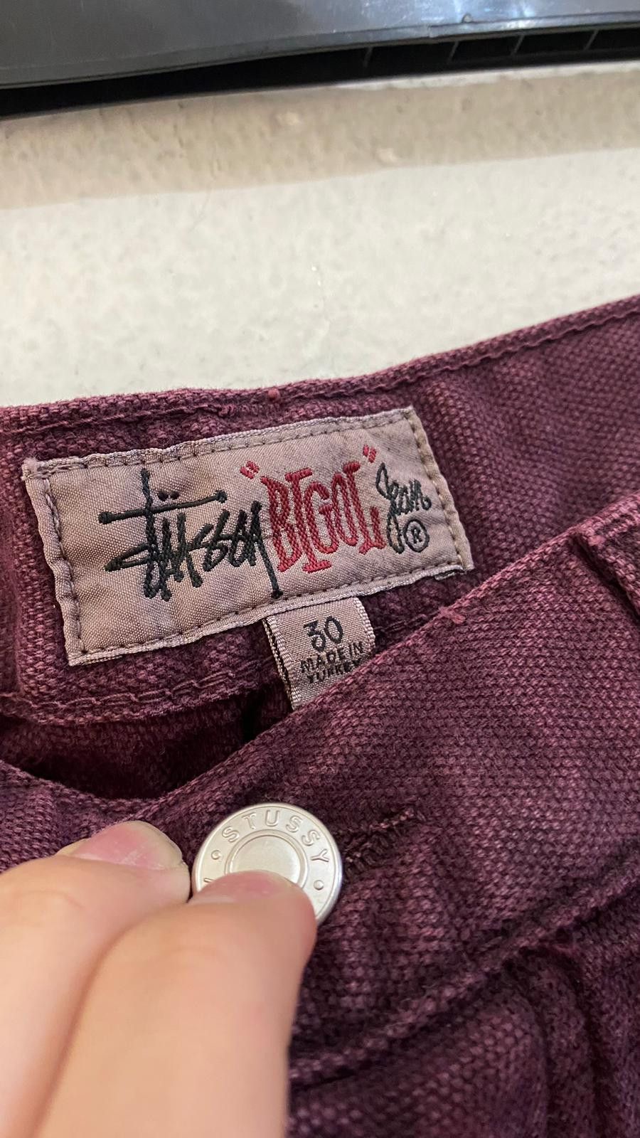 Stussy Stussy 8 ball washed canvas jeans Size US 30 / EU 46 - 7 Thumbnail