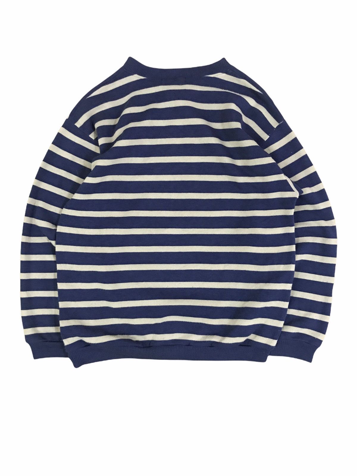Japanese Brand × Vintage Vintage Japanese Brand JLC Club Stripes Sweatshirt Size US S / EU 44-46 / 1 - 2 Thumbnail