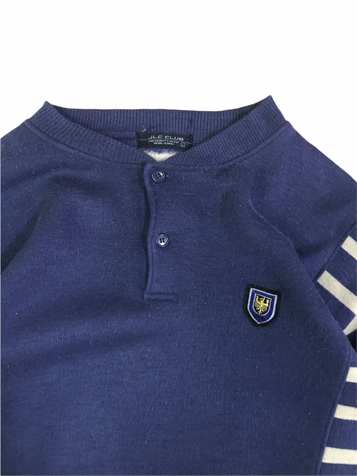 Japanese Brand × Vintage Vintage Japanese Brand JLC Club Stripes Sweatshirt Size US S / EU 44-46 / 1 - 4 Thumbnail