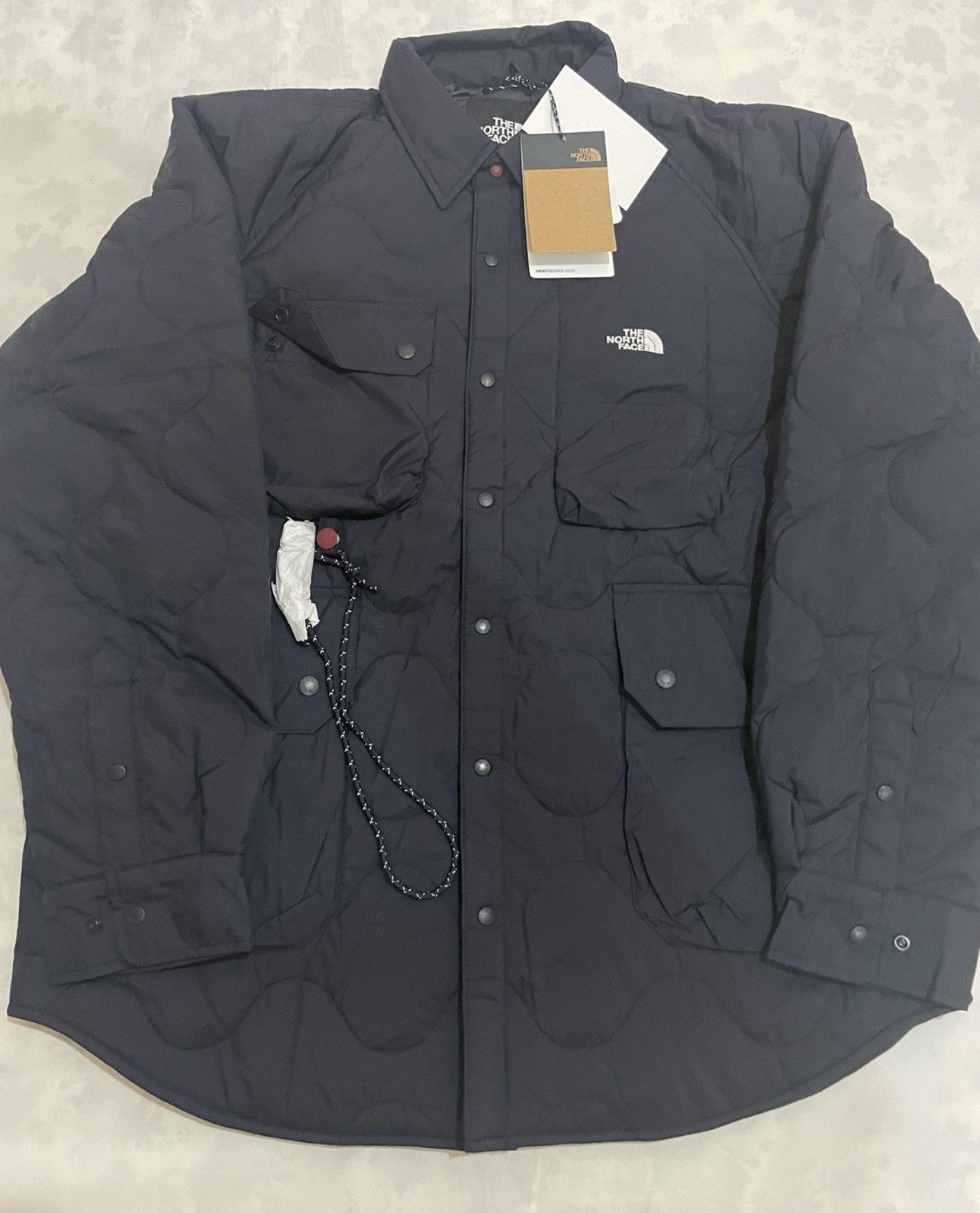 Kazuki Kuraishi × The North Face Urban Exploration KAZUKI Quilt Padded Cardigan Navy Size US M / EU 48-50 / 2 - 8 Thumbnail