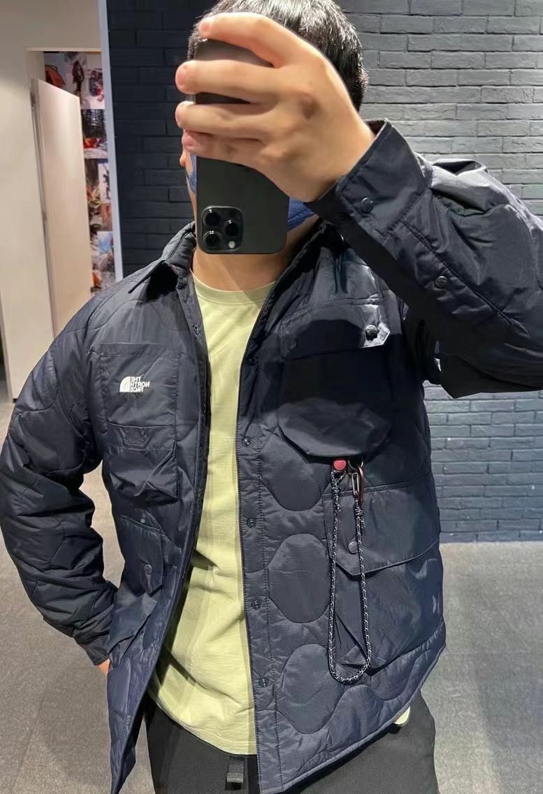 Kazuki Kuraishi × The North Face Urban Exploration KAZUKI Quilt Padded Cardigan Navy Size US M / EU 48-50 / 2 - 14 Thumbnail