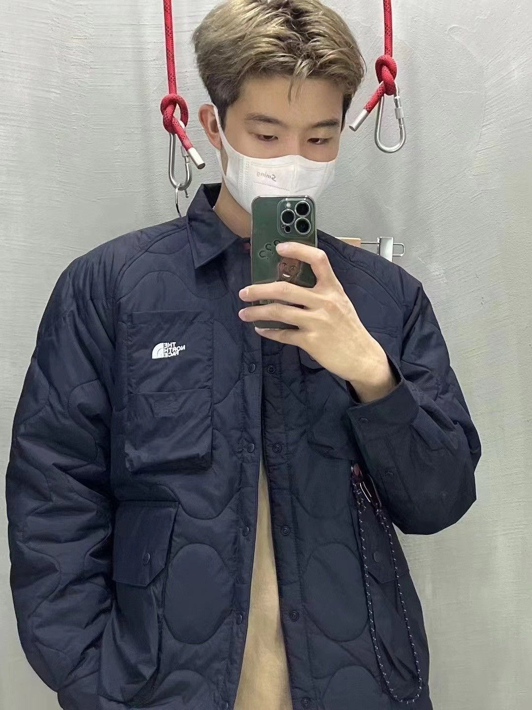 Kazuki Kuraishi × The North Face Urban Exploration KAZUKI Quilt Padded Cardigan Navy Size US M / EU 48-50 / 2 - 6 Thumbnail