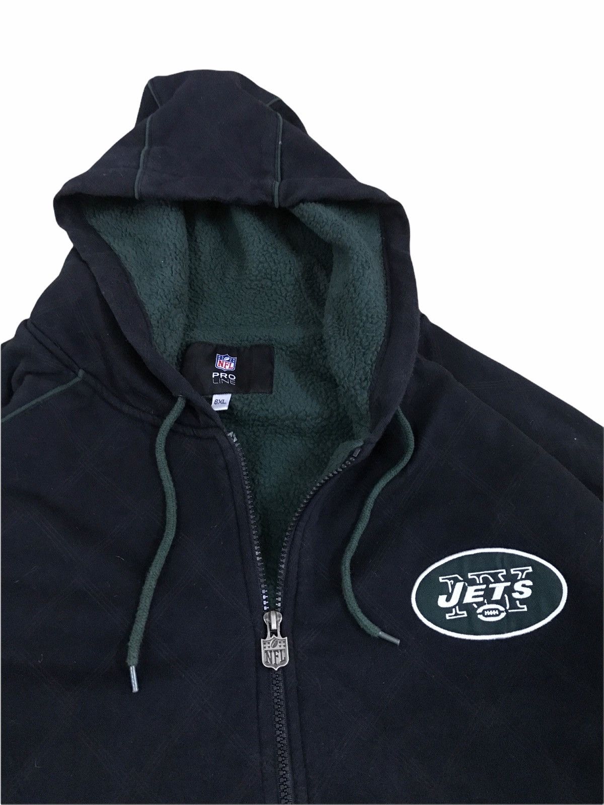 NFL × Vintage Vintage Oversized Jets NY NFL Pro Line Hoodie Sweatshirt Size US XXL / EU 58 / 5 - 4 Thumbnail