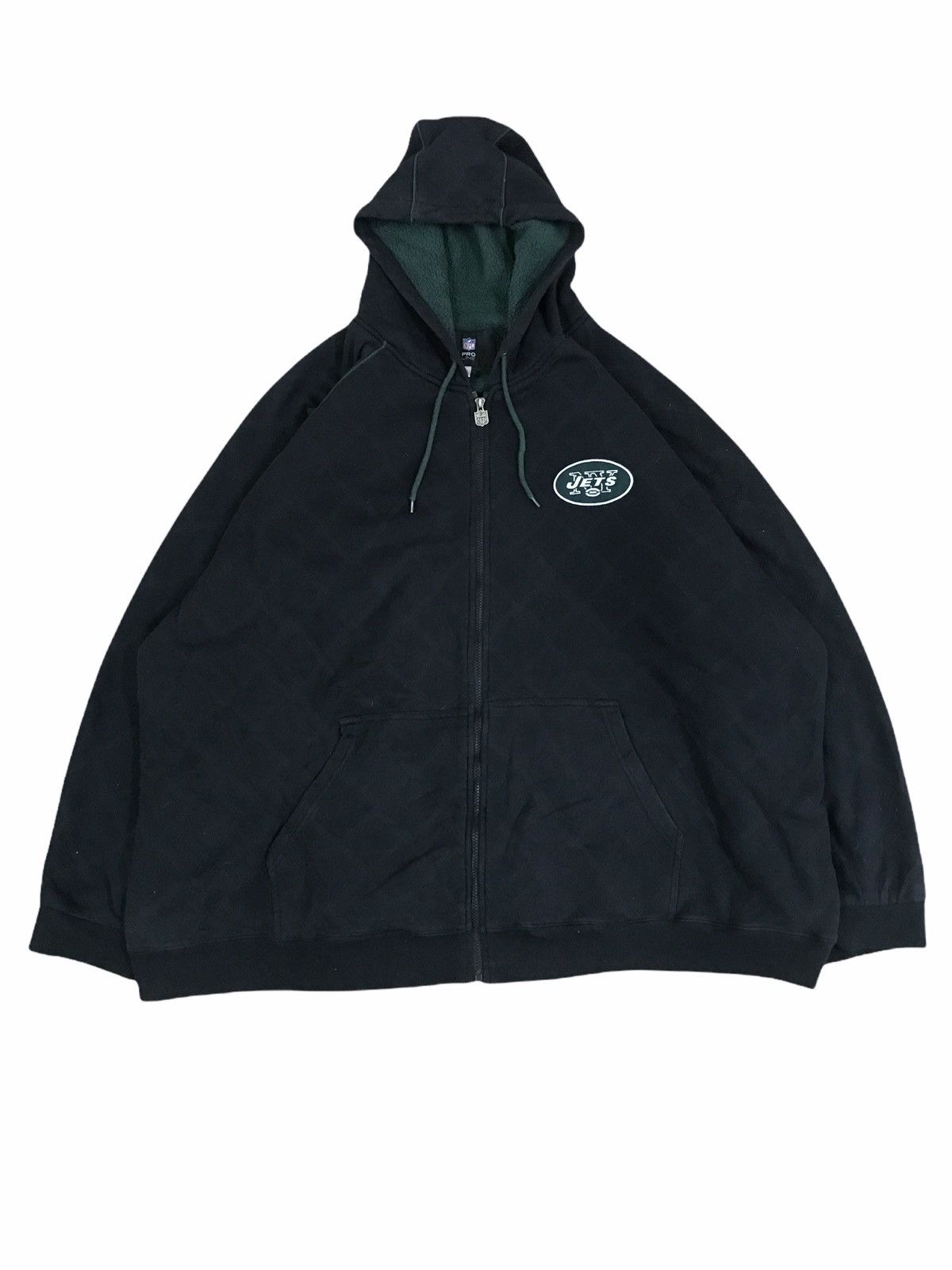 NFL × Vintage Vintage Oversized Jets NY NFL Pro Line Hoodie Sweatshirt Size US XXL / EU 58 / 5 - 2 Thumbnail