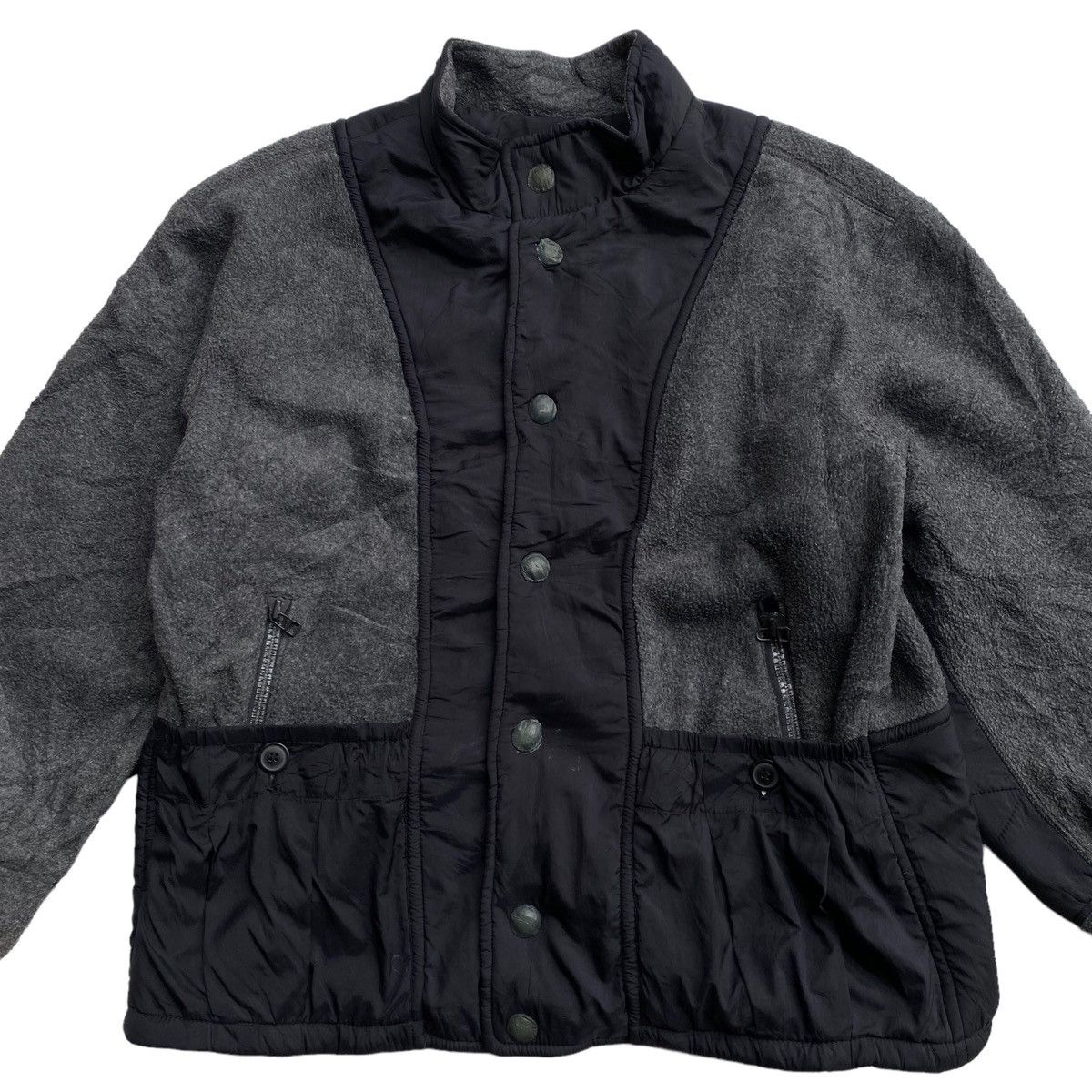 Issey Miyake Issey Miyake Mechanical Reversible Fleece Nylon Jacket Size US M / EU 48-50 / 2 - 3 Thumbnail