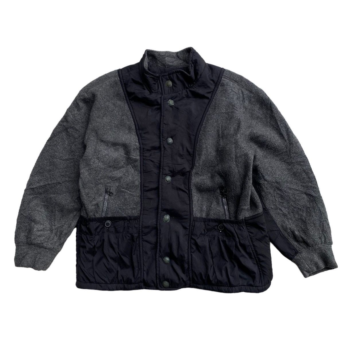 Issey Miyake Issey Miyake Mechanical Reversible Fleece Nylon Jacket Size US M / EU 48-50 / 2 - 1 Thumbnail