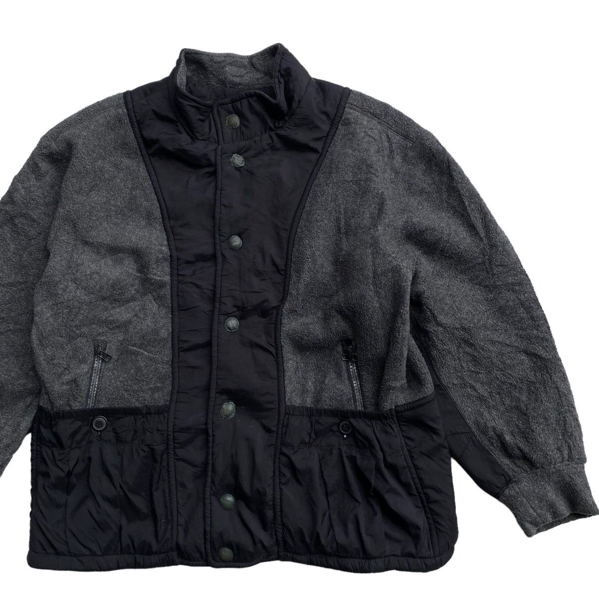 Issey Miyake Issey Miyake Mechanical Reversible Fleece Nylon Jacket Size US M / EU 48-50 / 2 - 2 Thumbnail