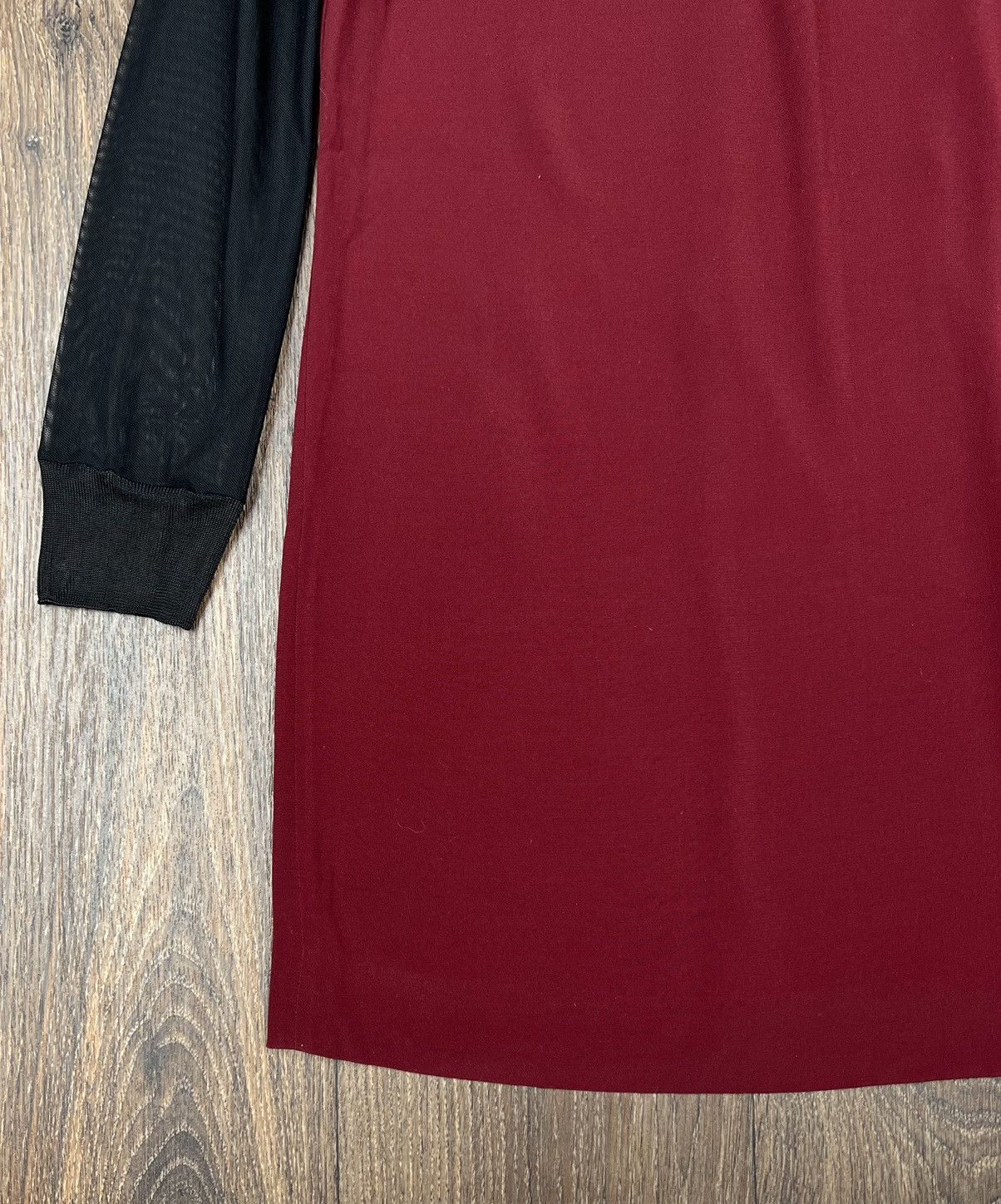 Sandro Sandro Viscose Nylon Red Dress Lace Size L / US 10 / IT 46 - 3 Thumbnail
