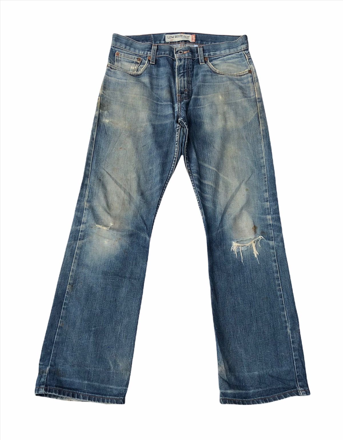 Levi's Vintage Levi’s Distressed Bootcut/Flare Classic Jeans Size US 30 / EU 46 - 1 Thumbnail
