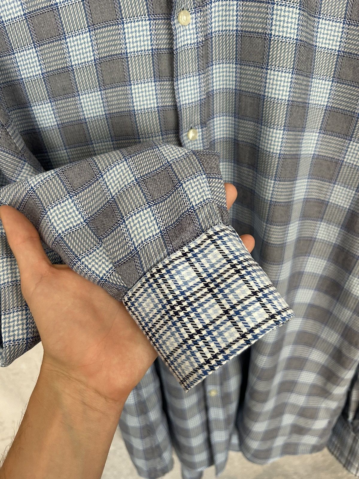 Designer Etro Made in Italy Designer Luxury Button Ups Shirt Size US L / EU 52-54 / 3 - 4 Thumbnail