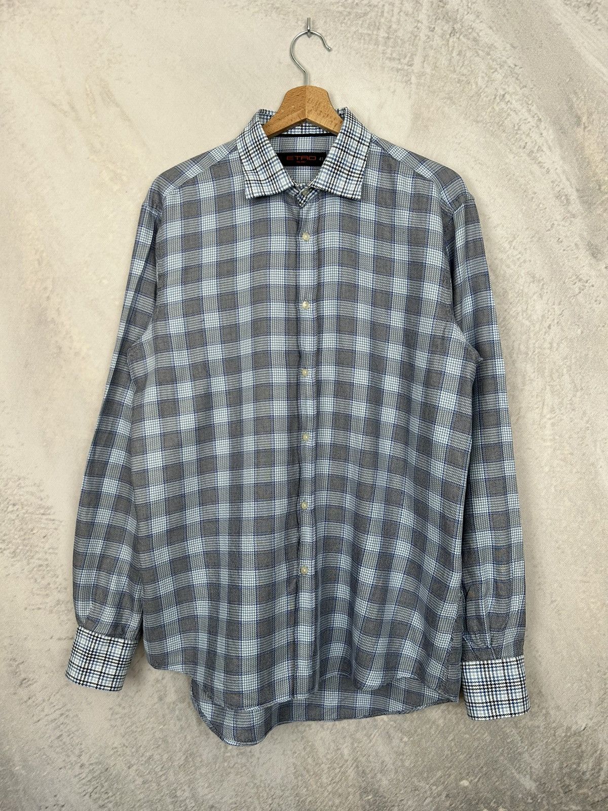Designer Etro Made in Italy Designer Luxury Button Ups Shirt Size US L / EU 52-54 / 3 - 1 Thumbnail