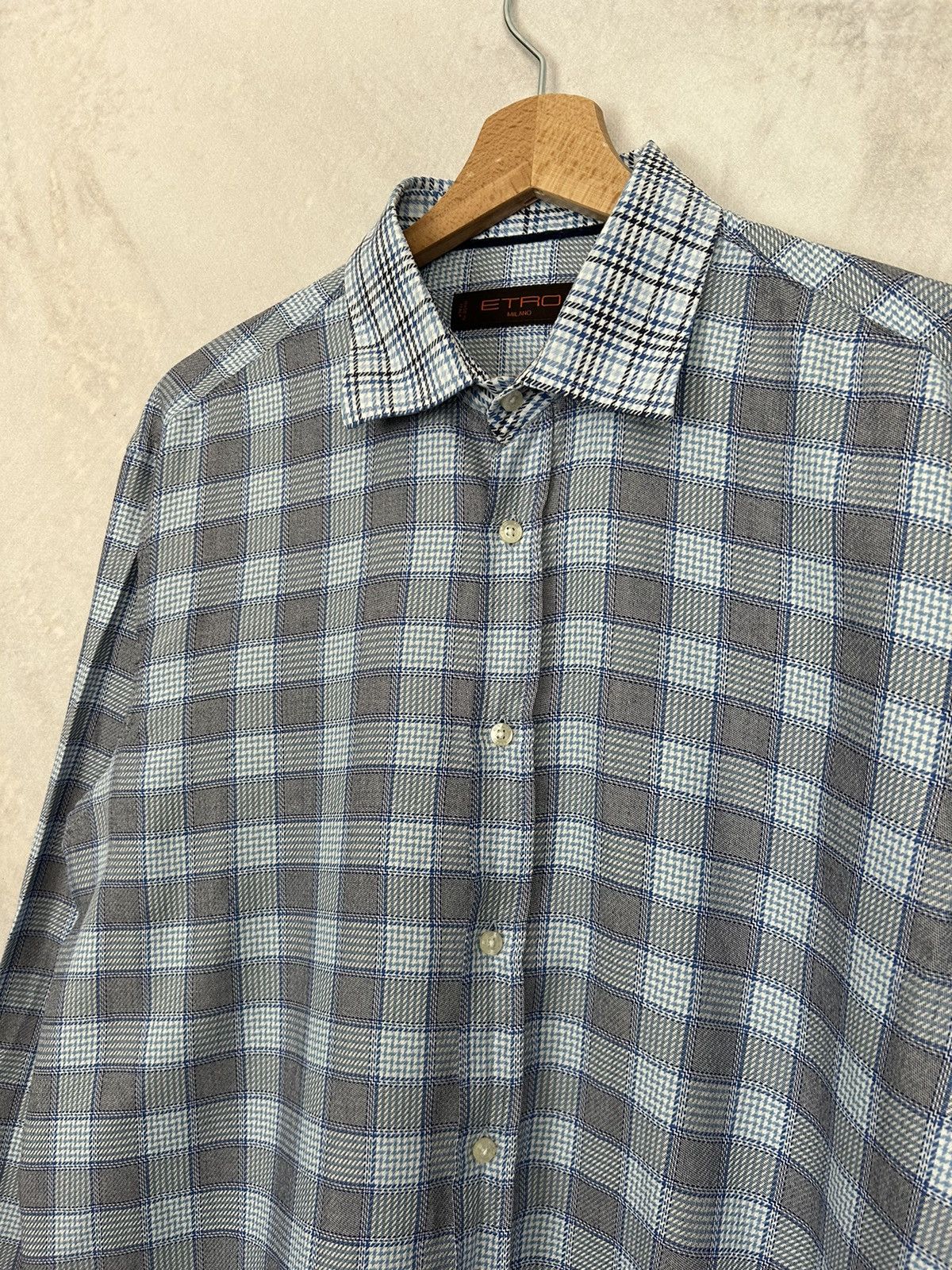 Designer Etro Made in Italy Designer Luxury Button Ups Shirt Size US L / EU 52-54 / 3 - 3 Thumbnail