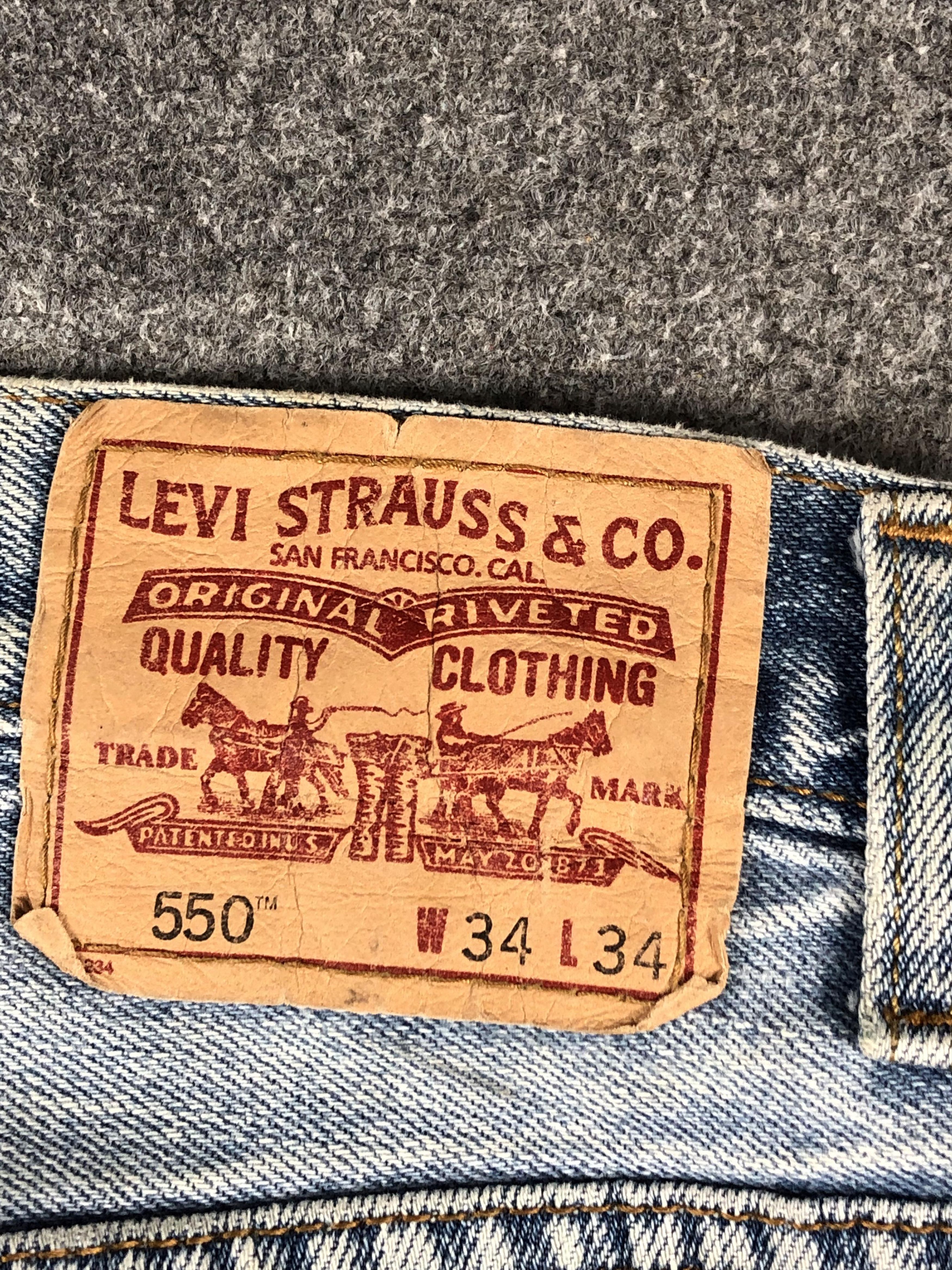 Levi's × Vintage Vintage Levis 550 Light Wash Jeans DP2287 Size US 36 / EU 52 - 5 Thumbnail