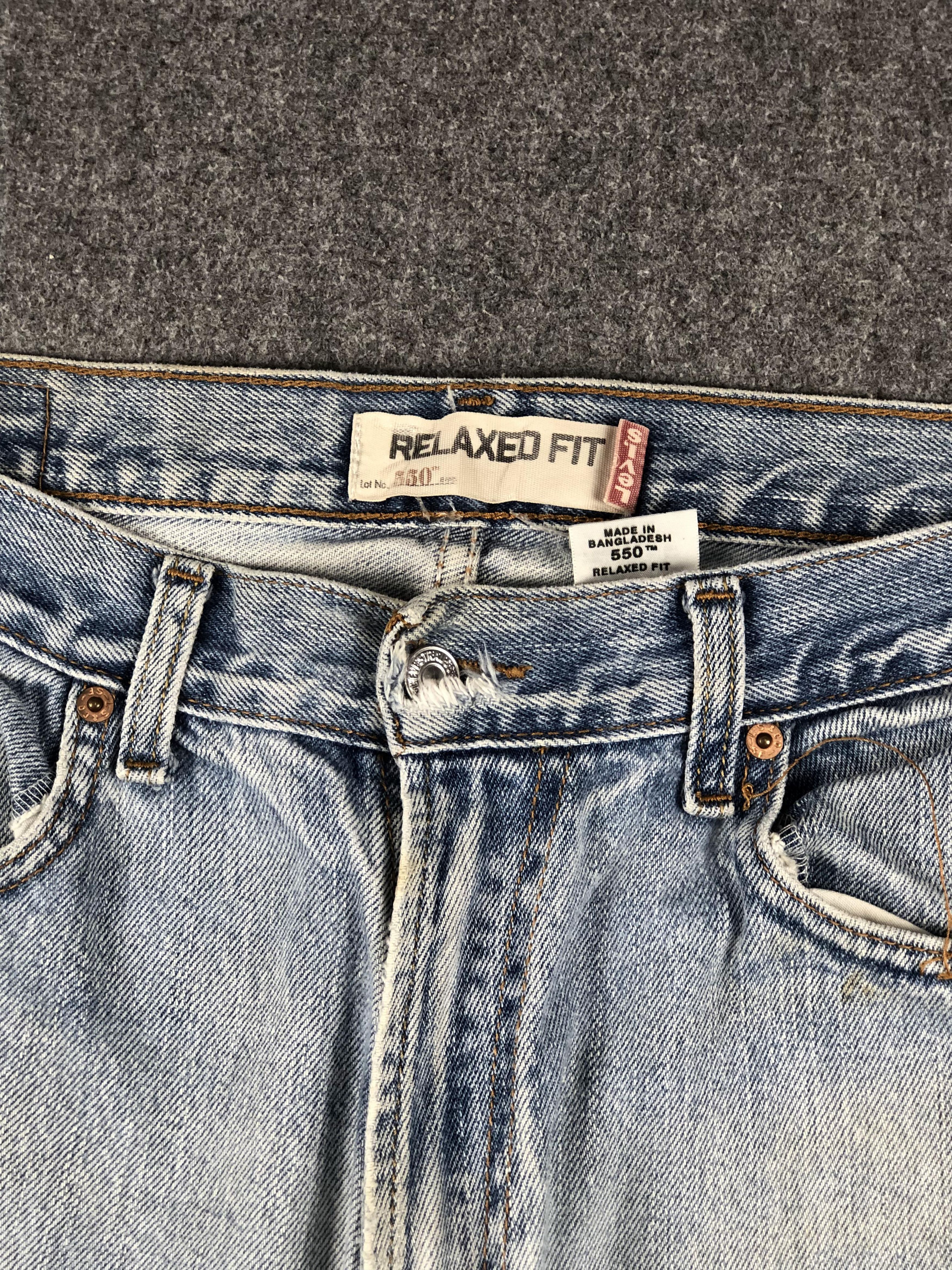 Levi's × Vintage Vintage Levis 550 Light Wash Jeans DP2287 Size US 36 / EU 52 - 9 Thumbnail