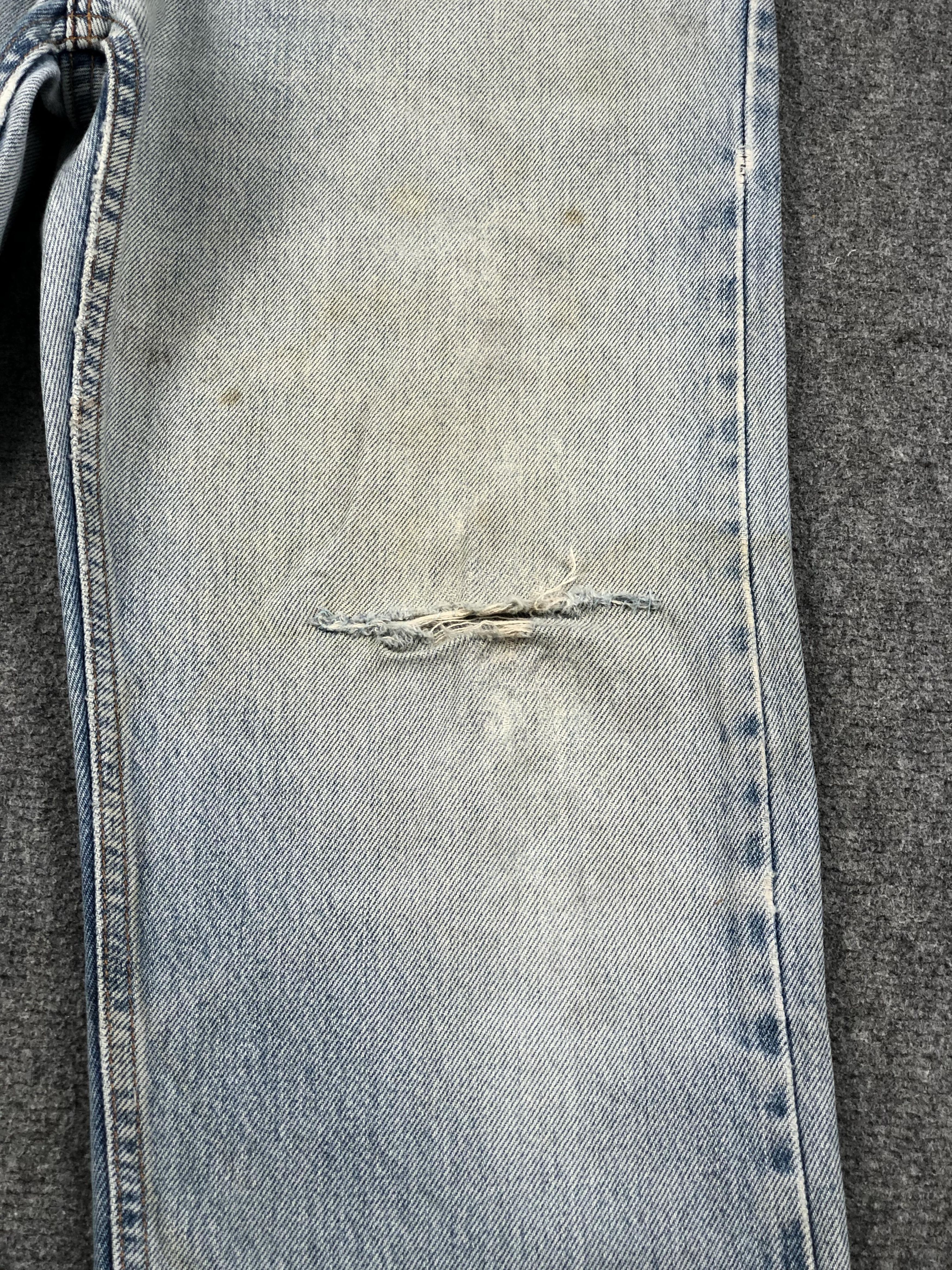 Levi's Vintage 90s Levis 505 Light Wash Jeans DP2285 Size US 33 - 12 Thumbnail