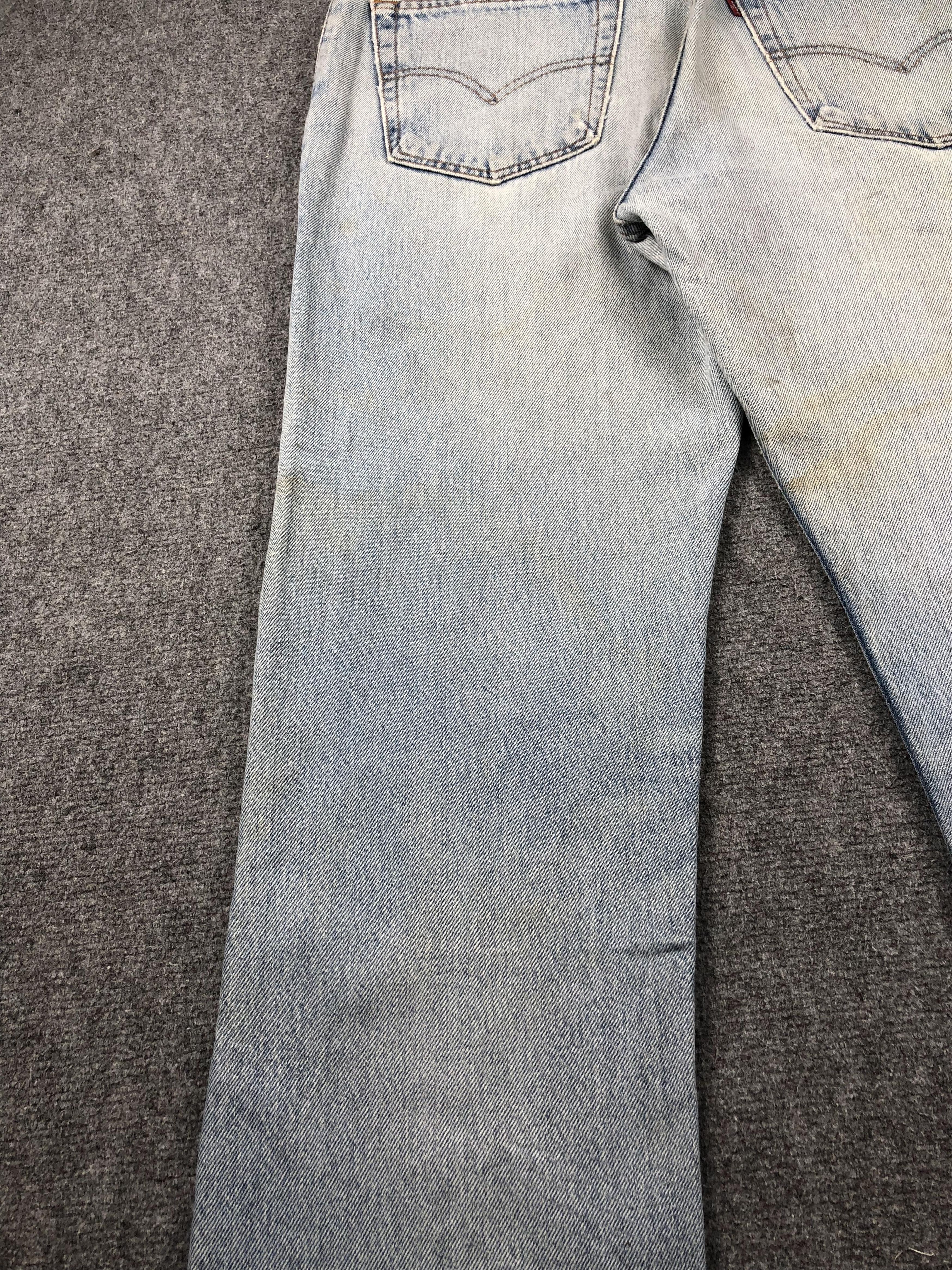 Levi's Vintage 90s Levis 505 Light Wash Jeans DP2285 Size US 33 - 19 Thumbnail