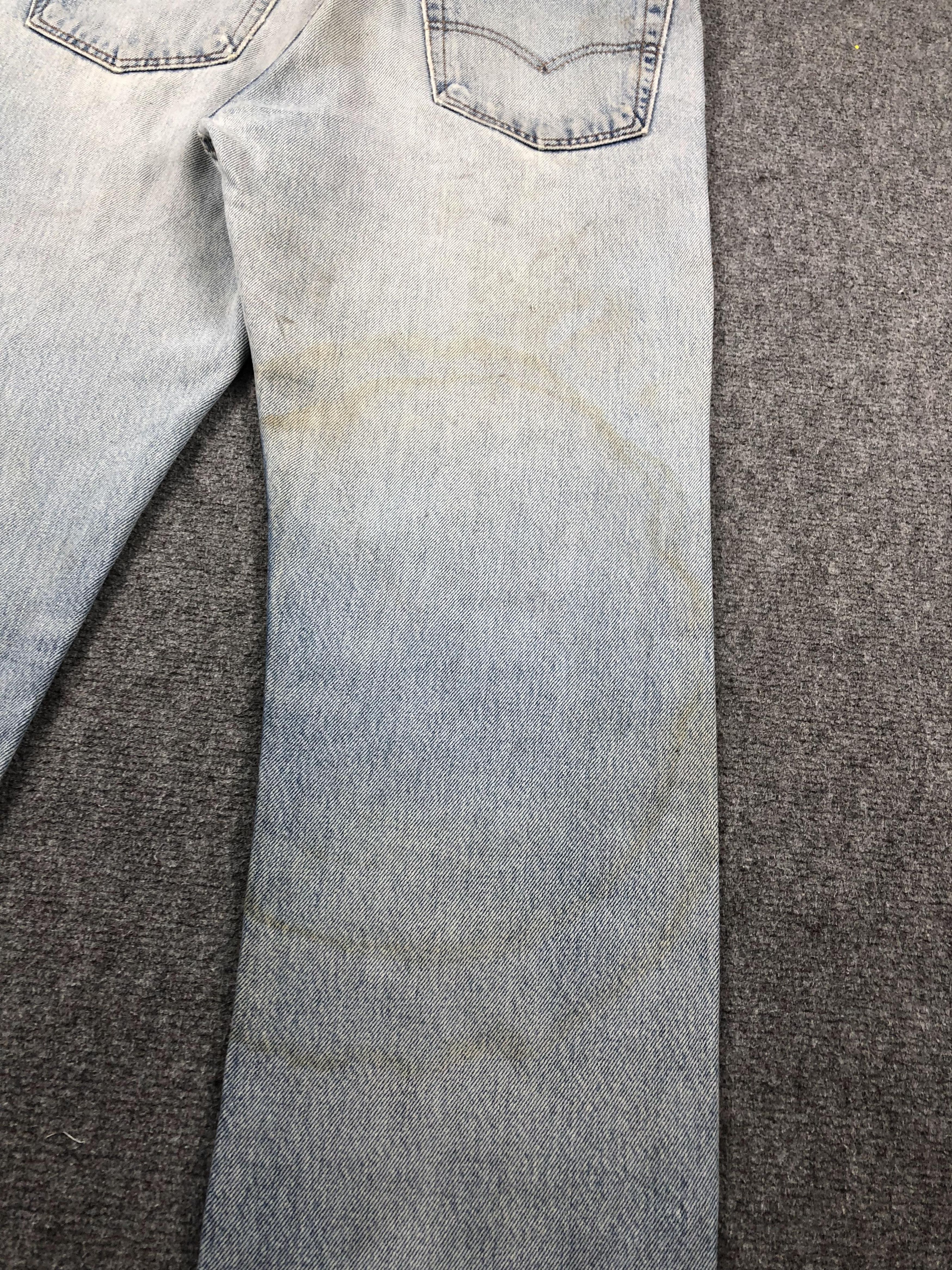 Levi's Vintage 90s Levis 505 Light Wash Jeans DP2285 Size US 33 - 18 Thumbnail