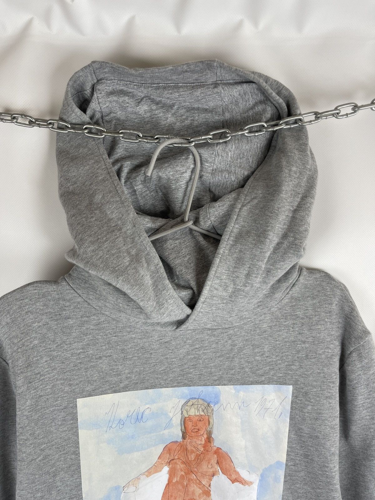 Christopher Kane Christopher Kane grey art painted printed hoodie sweatshirt Size M / US 6-8 / IT 42-44 - 6 Thumbnail