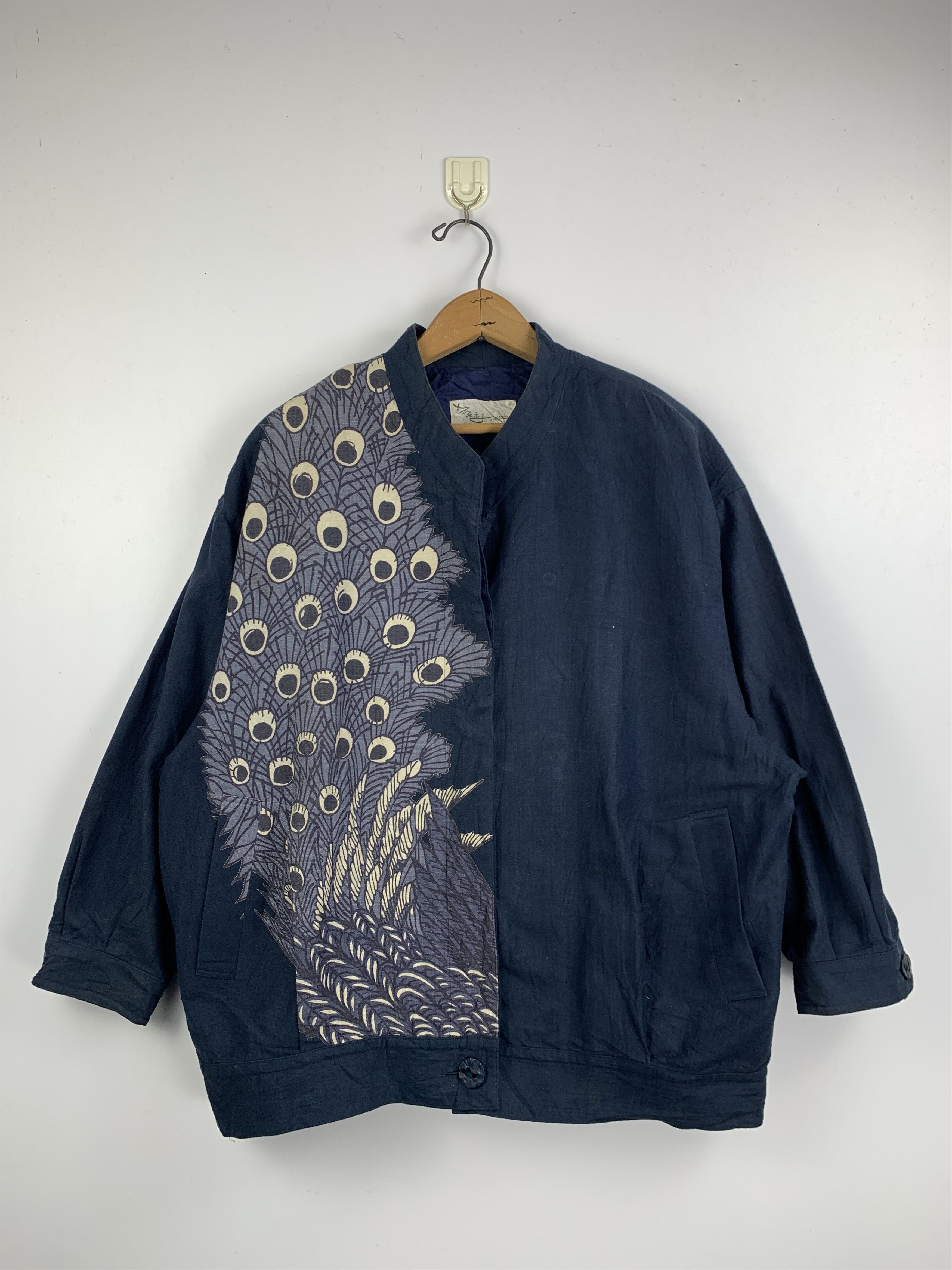 Japanese Brand Vintage Japanese Brand Peacock Design Kimono J1654 Size US L / EU 52-54 / 3 - 1 Thumbnail